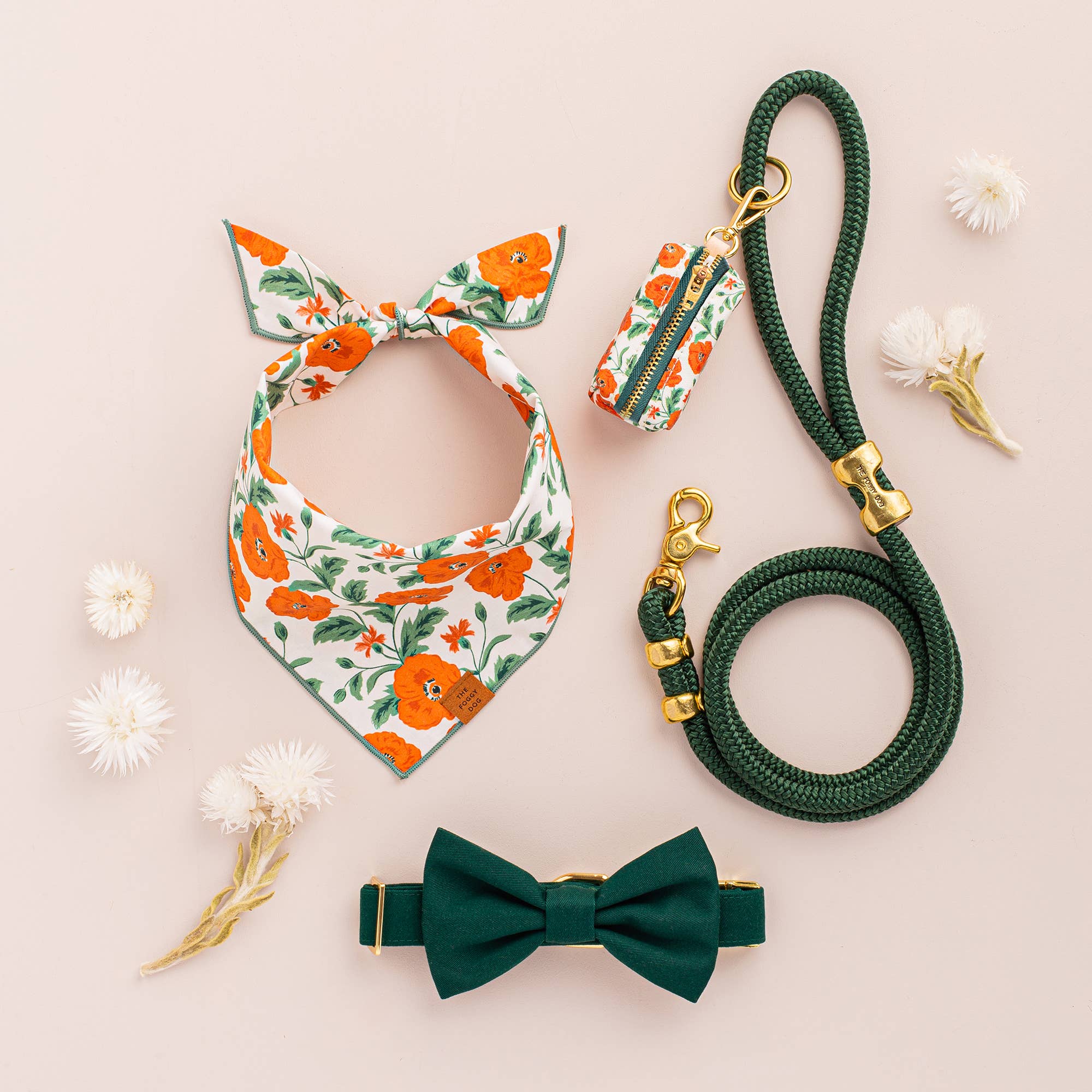 Evergreen Marine Rope Dog Leash: Petite 5 Feet