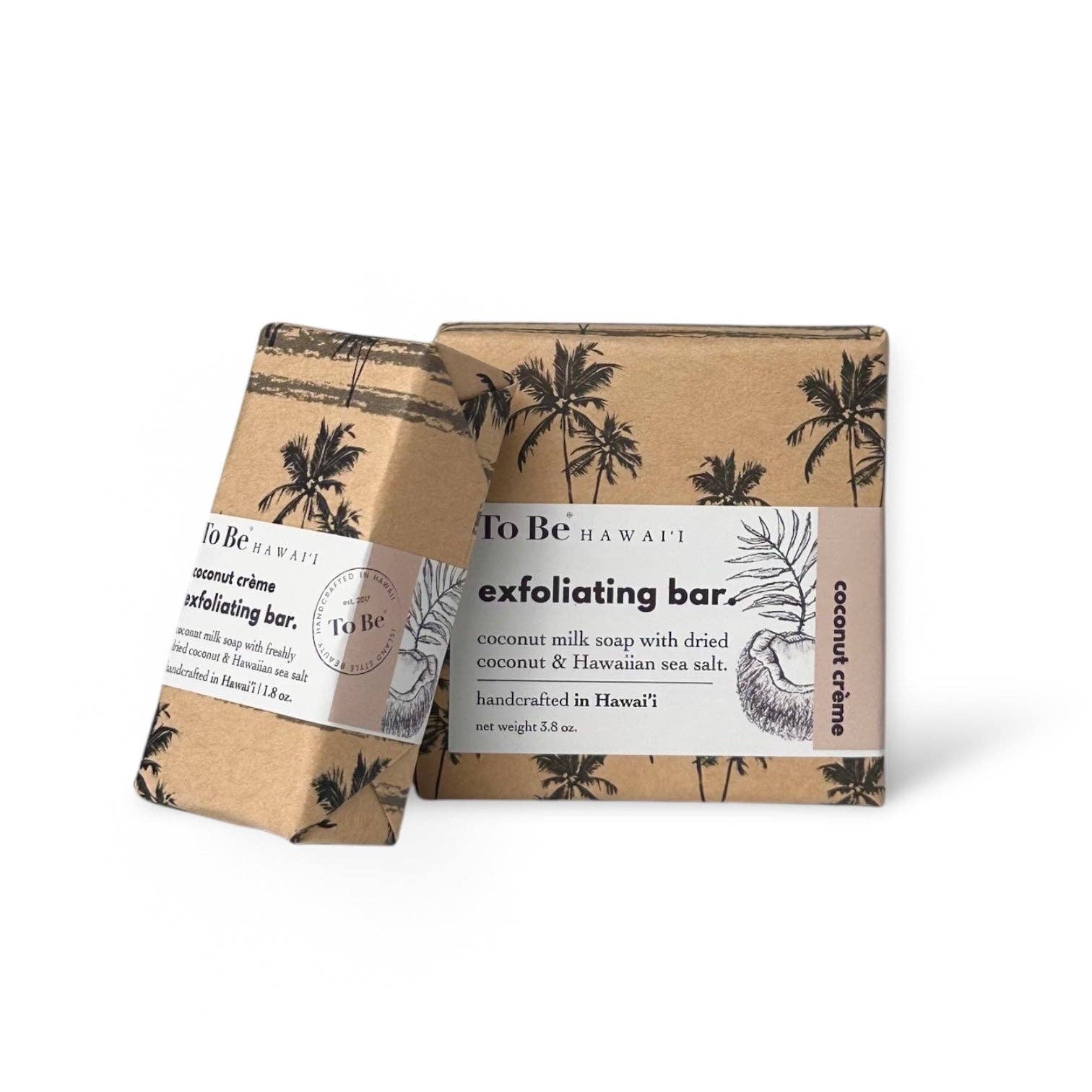 Coconut crème exfoliating bar.: Everyday Deluxe (3.8 oz)