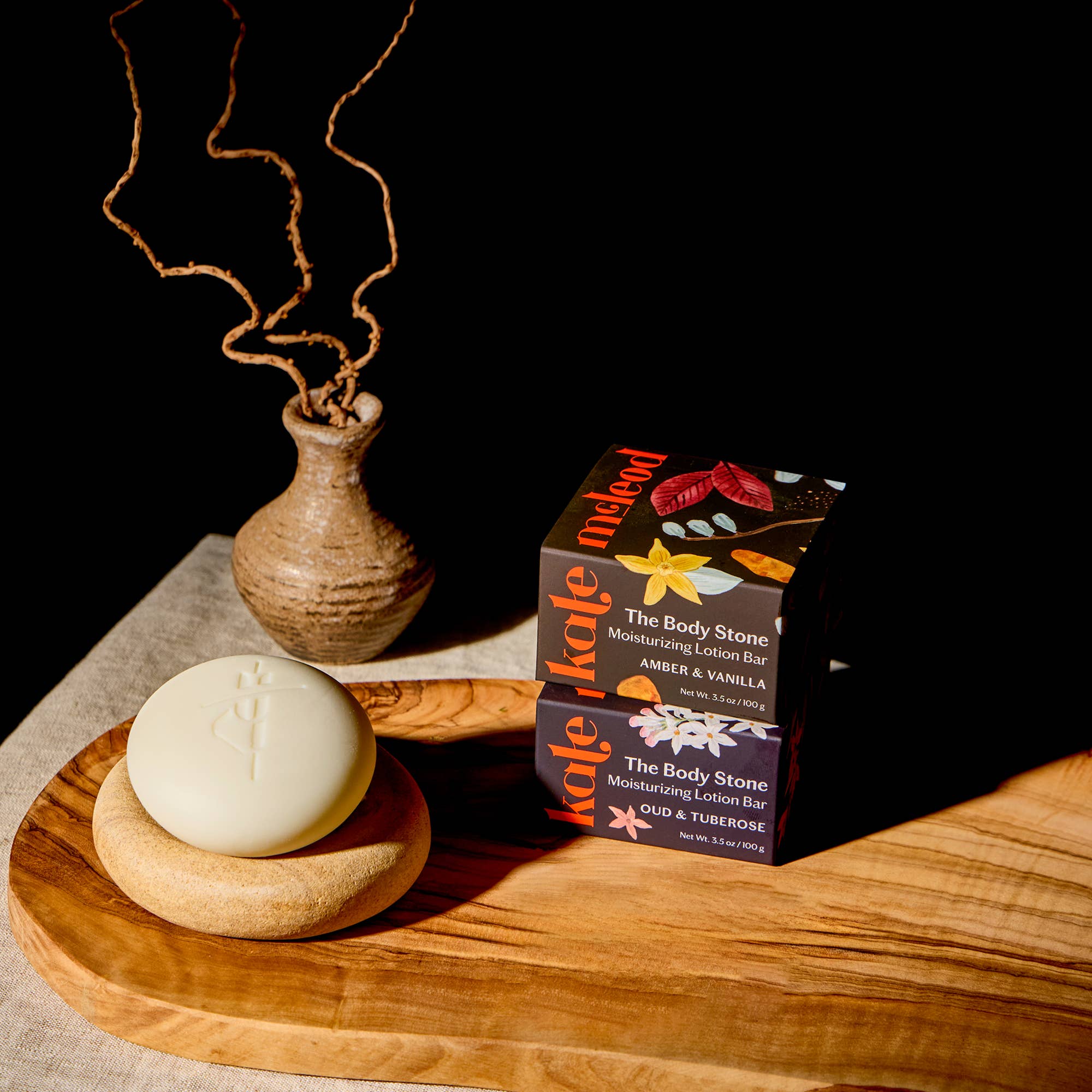 Oud & Tuberose Body Stone | Deep Moisturizing Lotion Bar