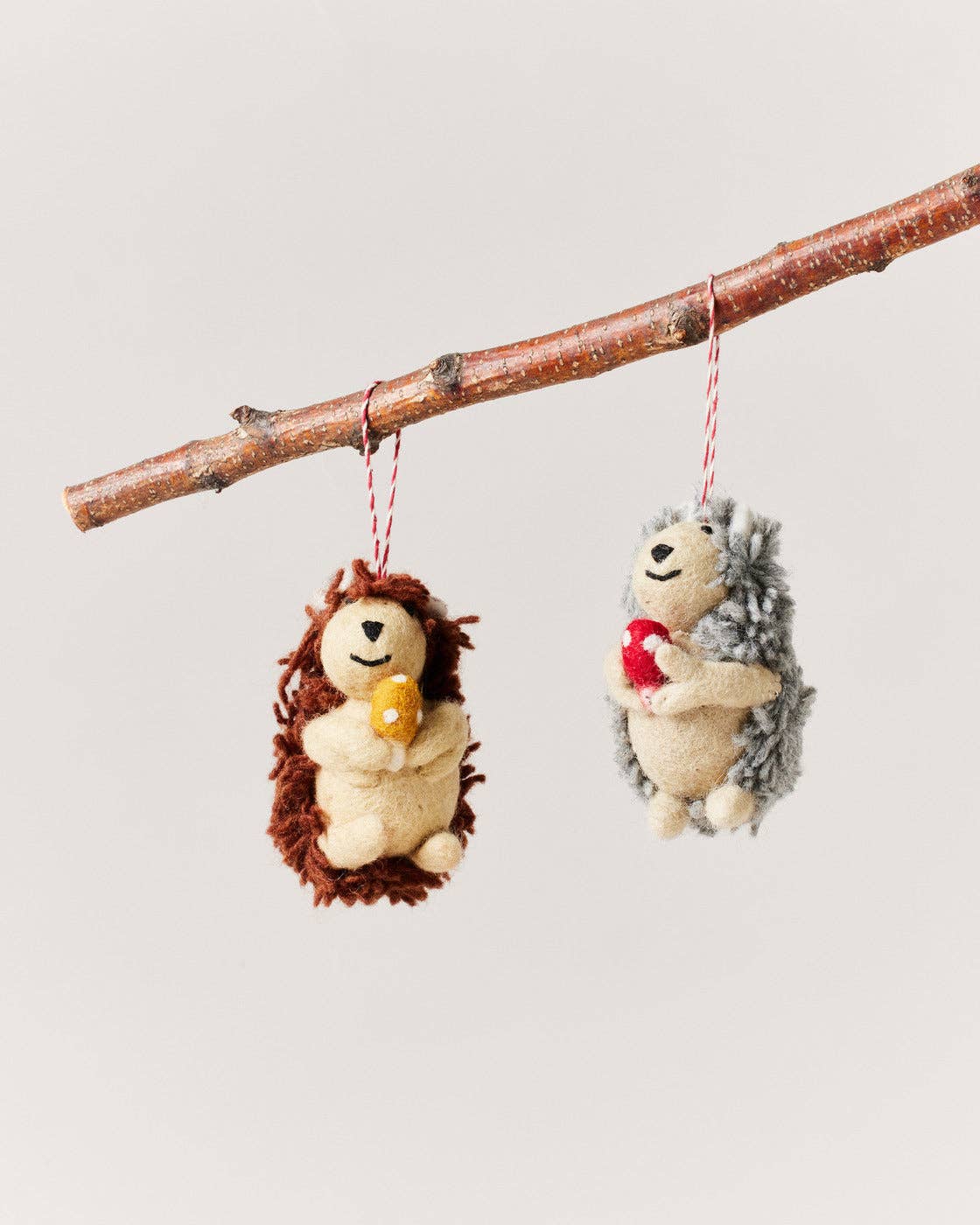 Felted Woodland Animal Ornament: Oliver Owl