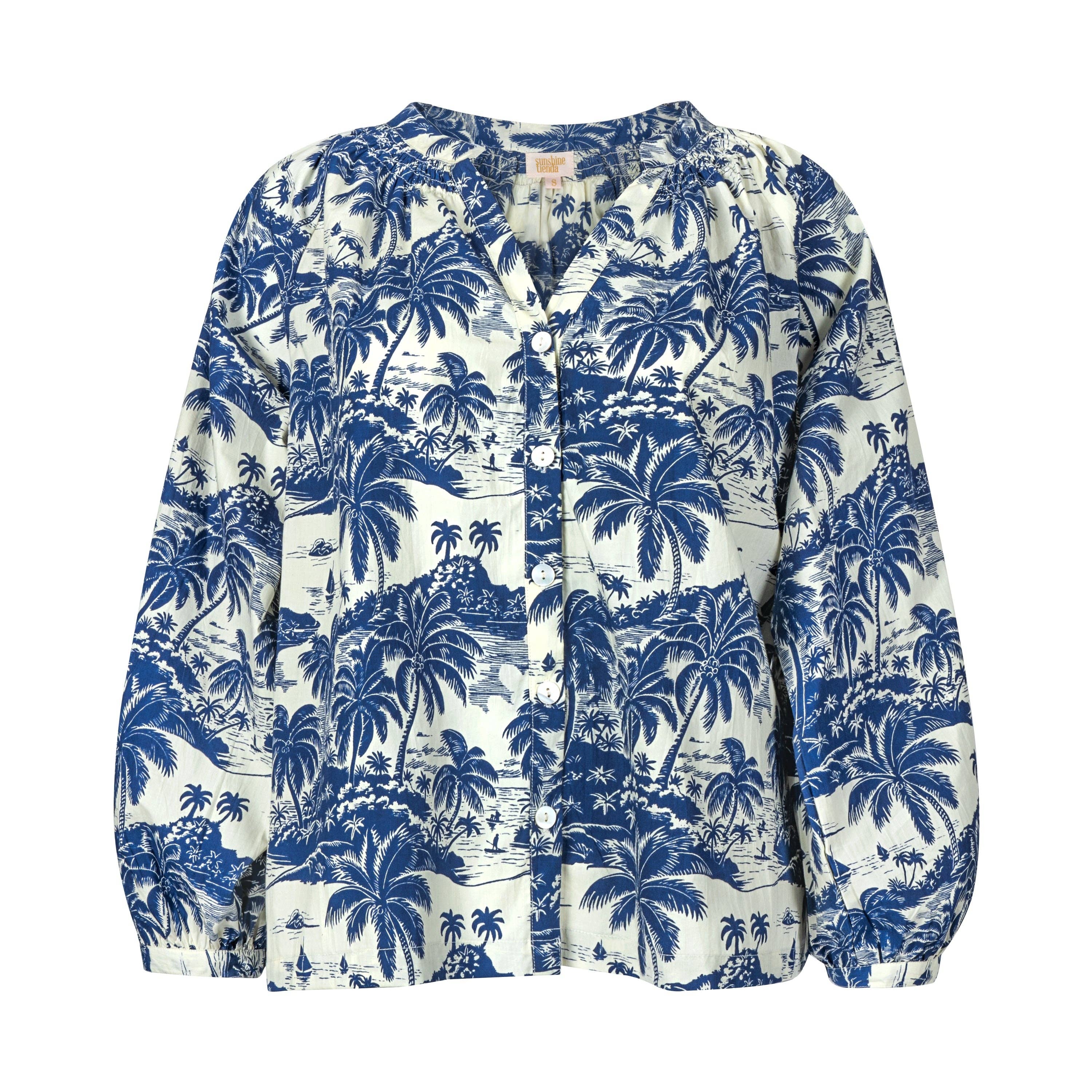Tropical Toile Lucia Top: XS