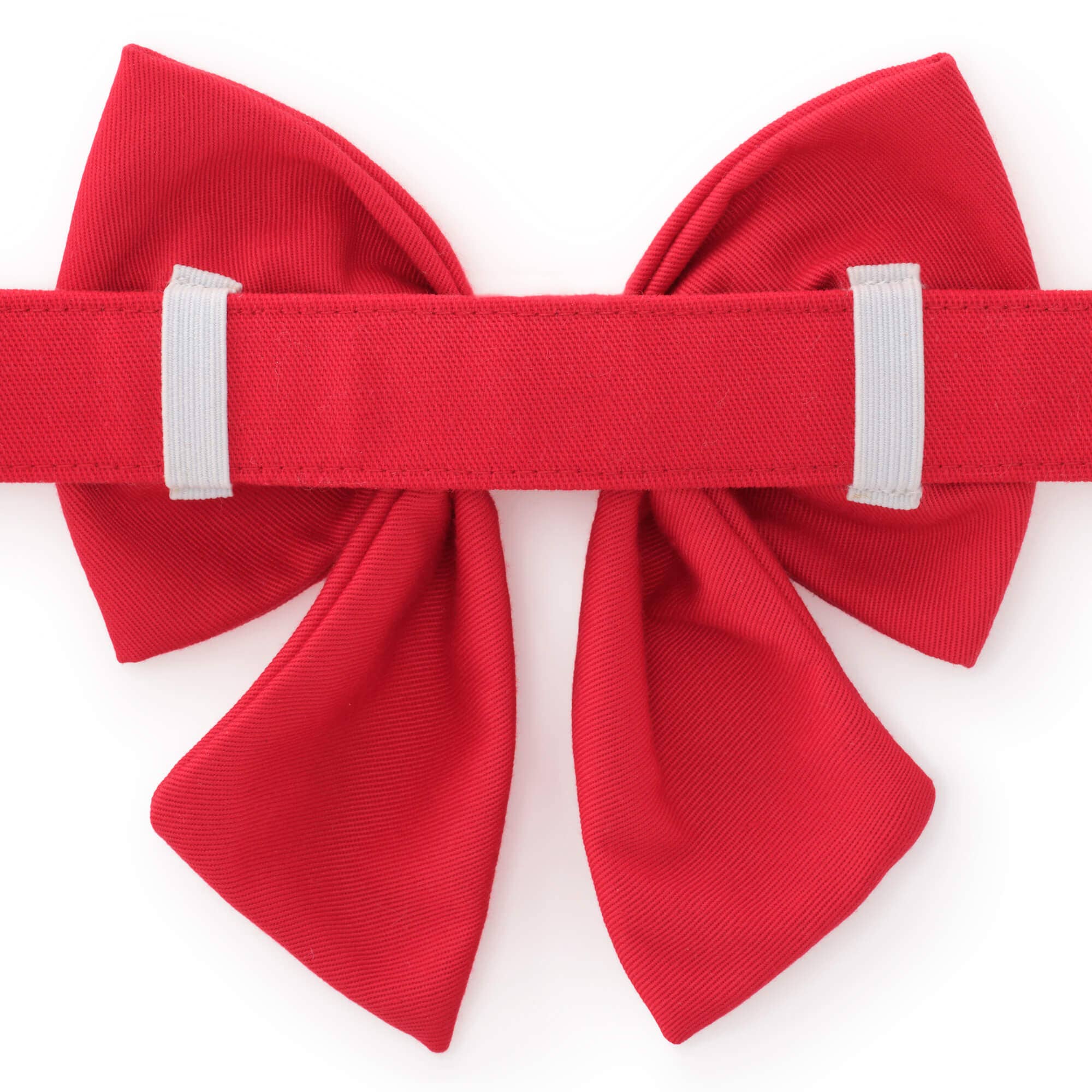 Hearts Embroidered Lady Dog Bow: Large