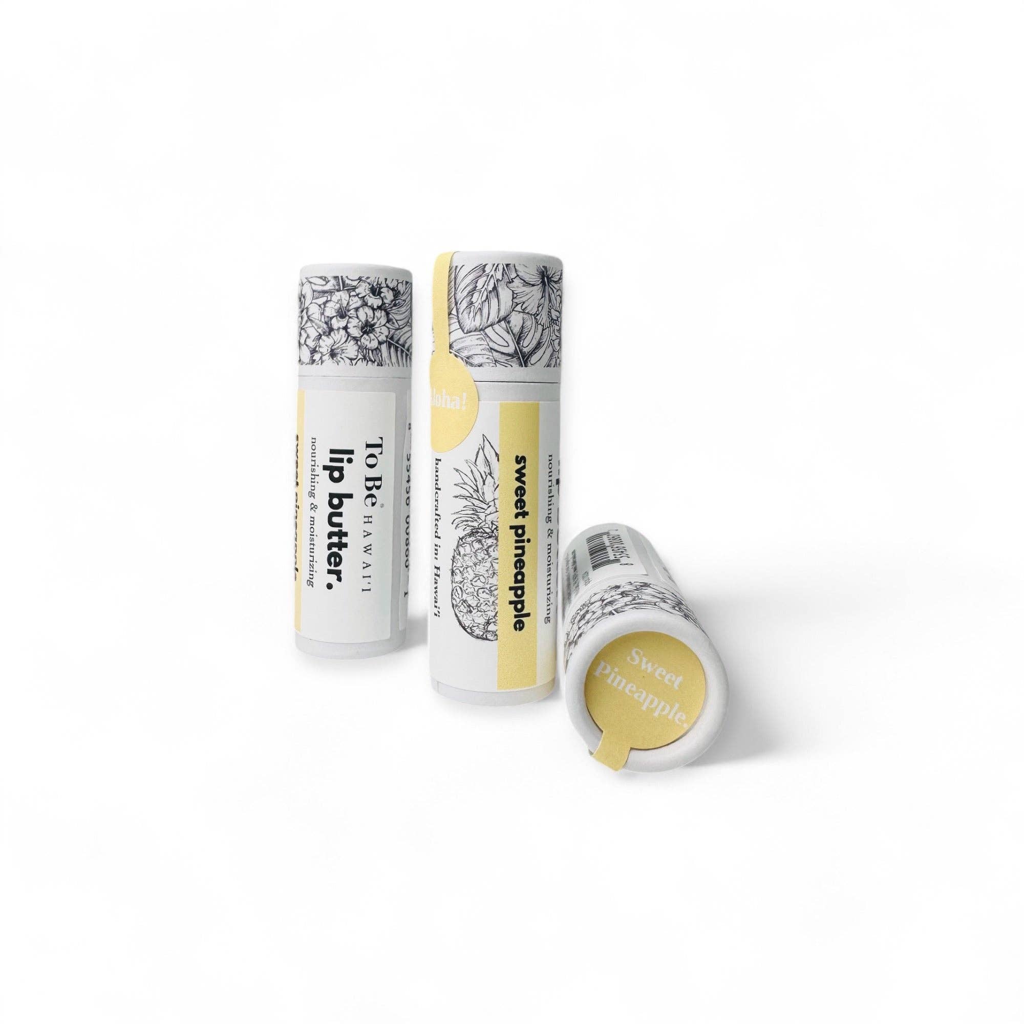 Sweet pineapple lip butter.