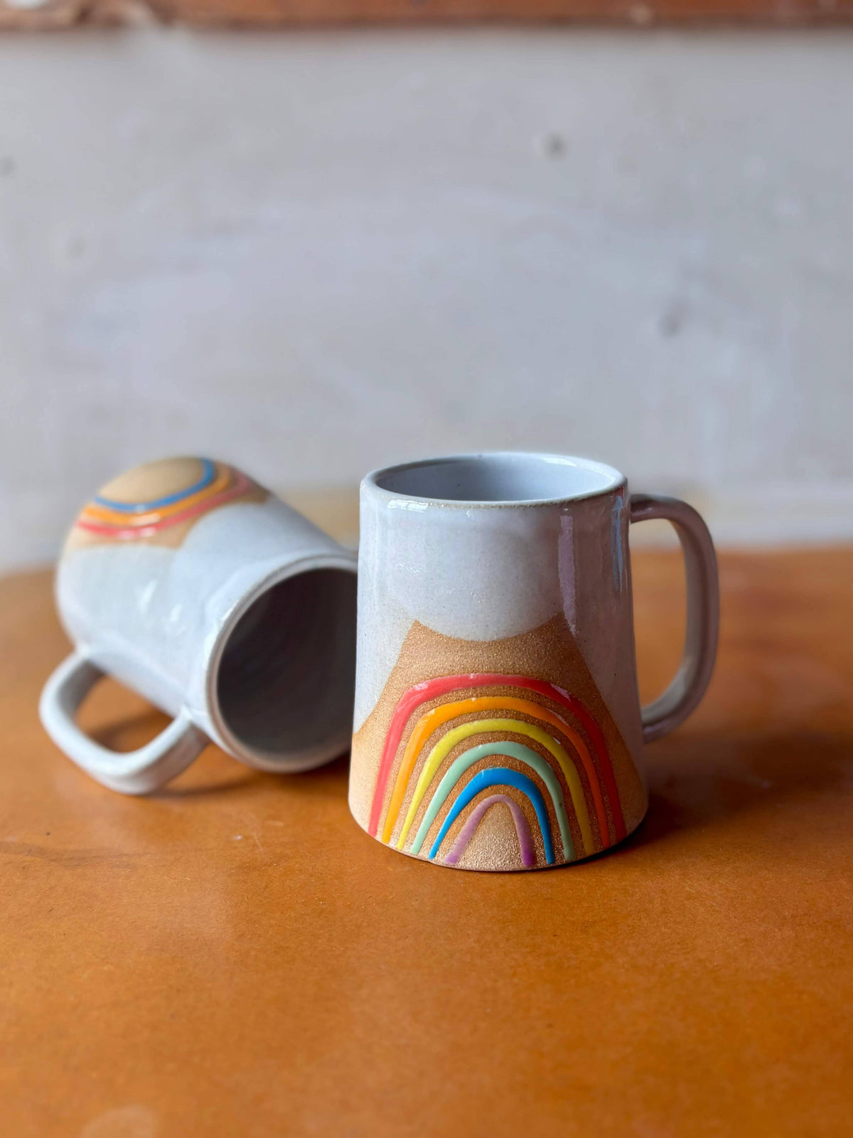 Rainbow Mug Handmade Ceramic