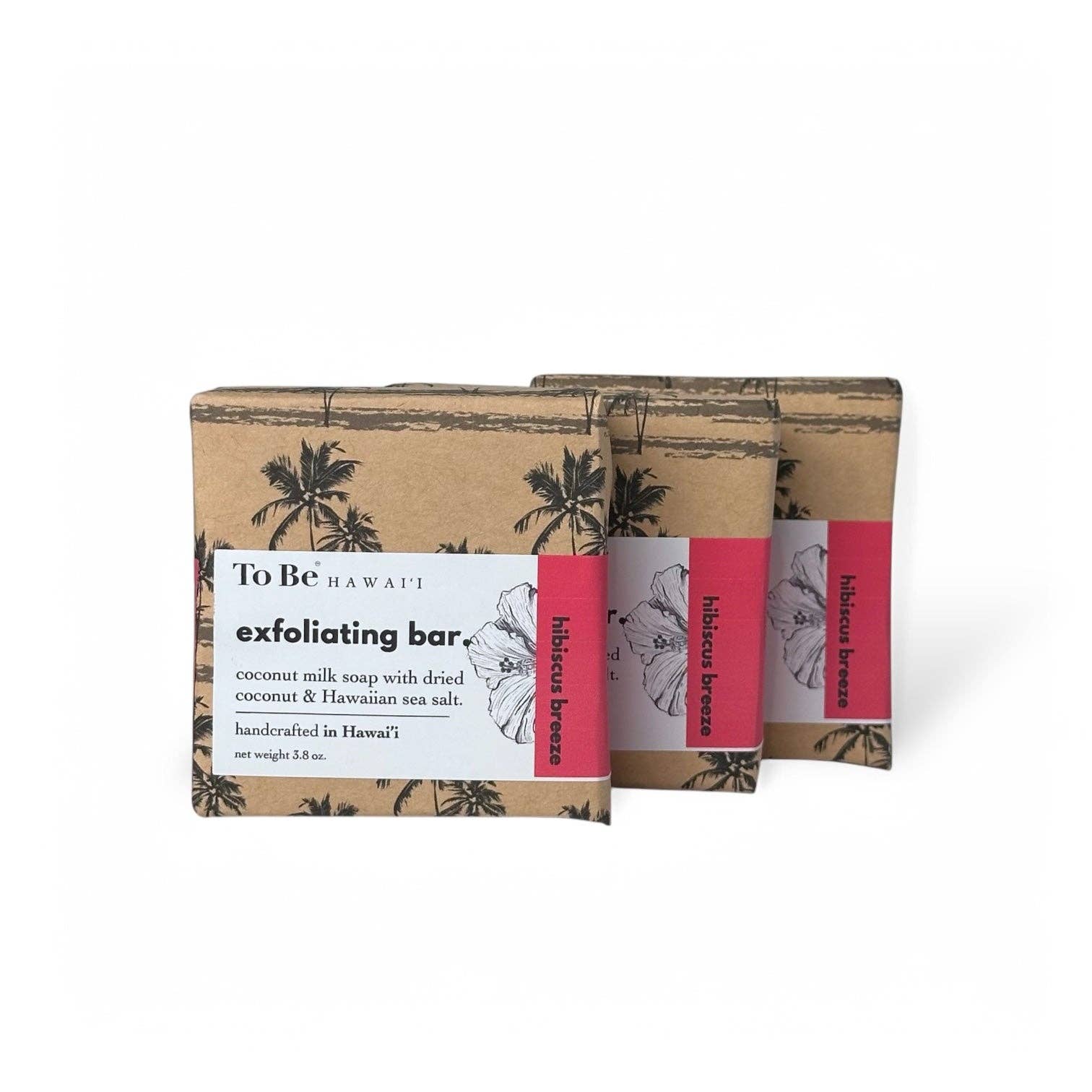 Hibiscus breeze exfoliating bar.: Everyday Deluxe (3.8 oz)