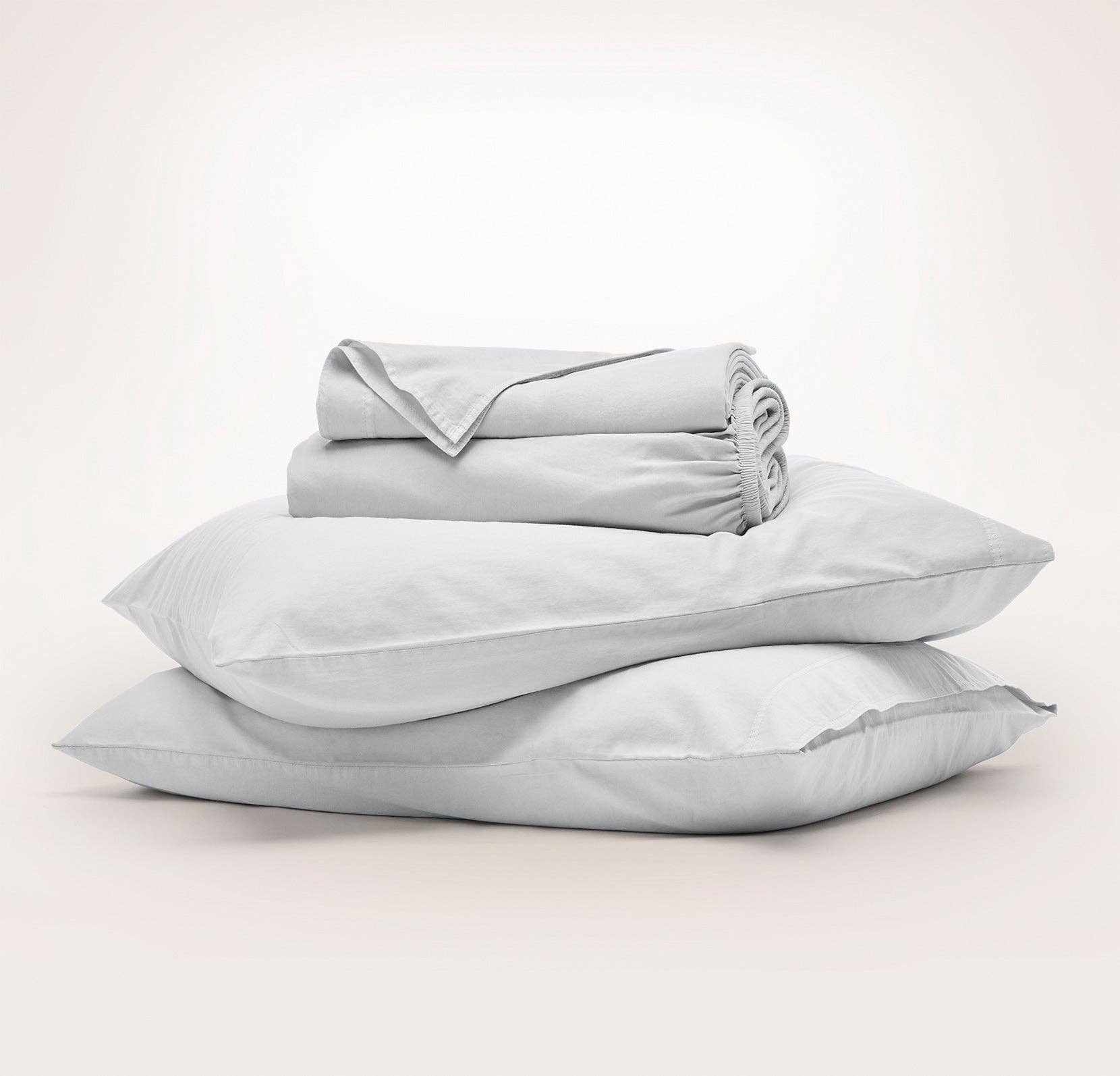 Signature Vintage Washed Sheet Set: Vintage White / California King
