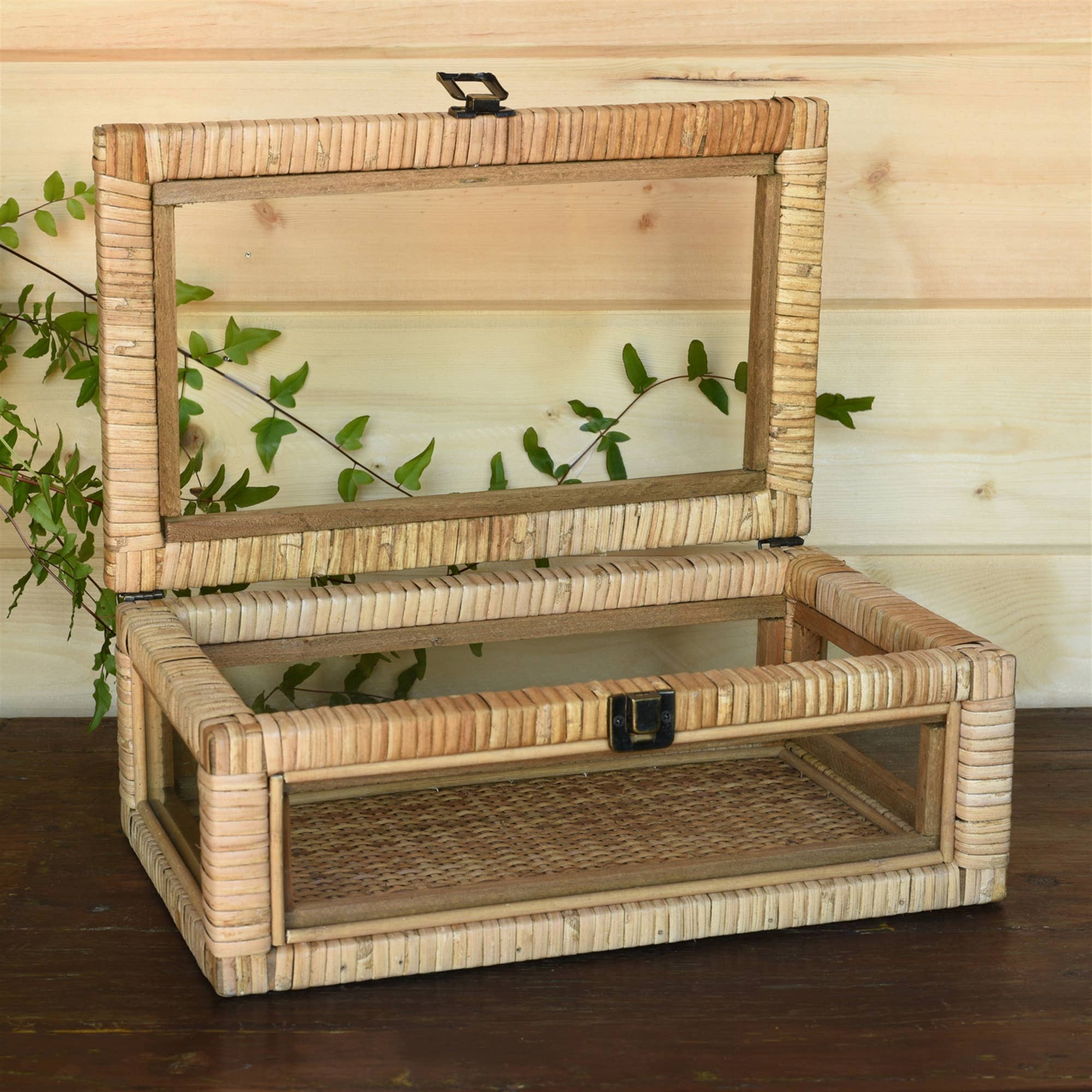 Cayman Case, Rattan - Rectangle - Natural