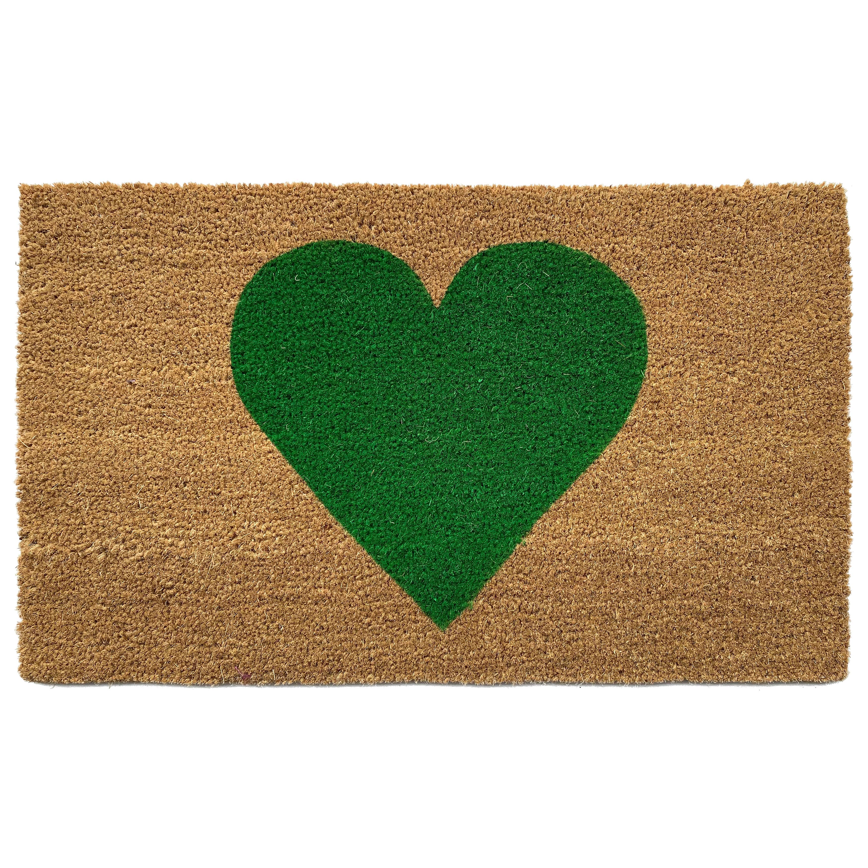 Heart Doormat: Red / 17" x 29"