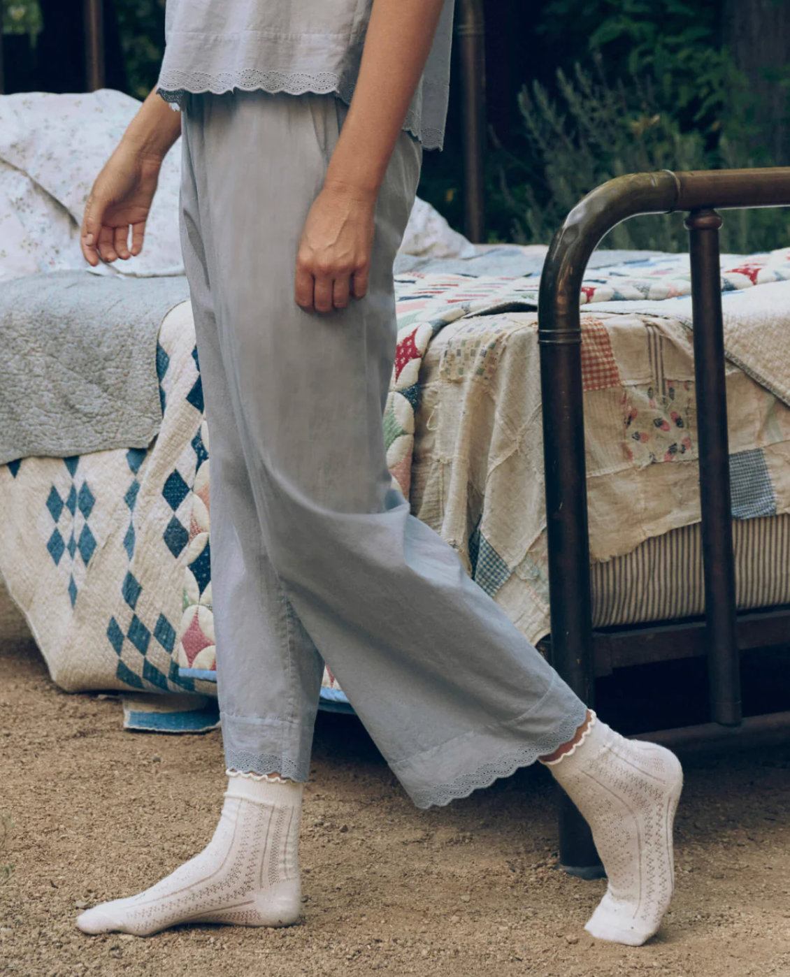 THE EYELET EASY SLEEP PANT