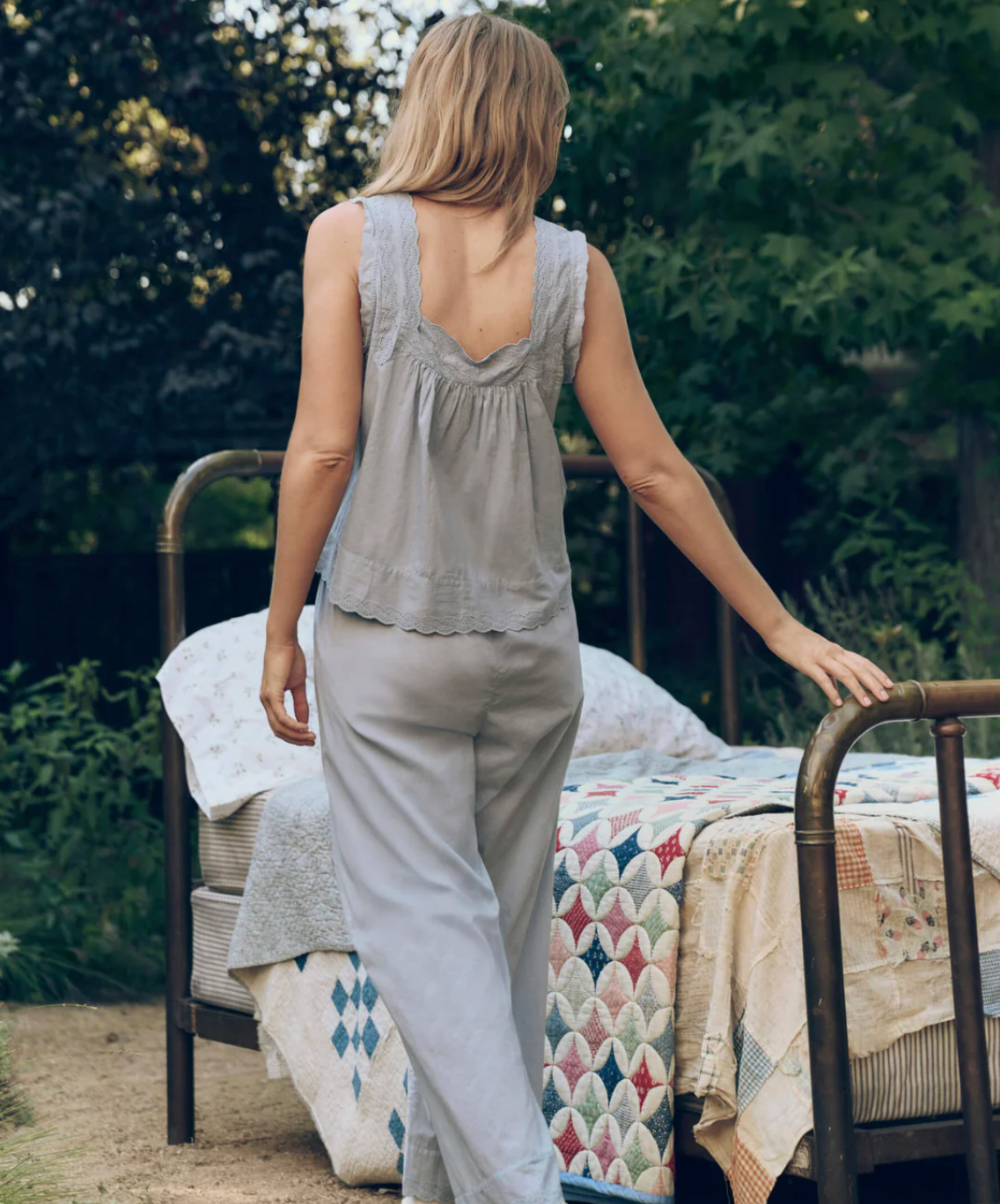 THE EYELET EASY SLEEP PANT
