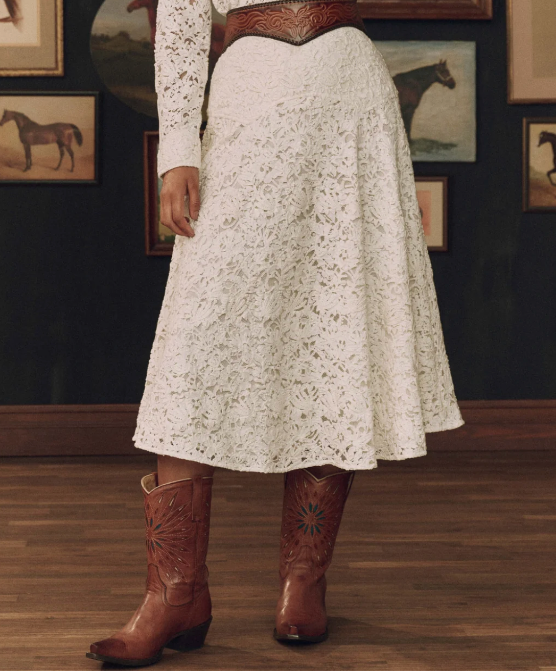 The Relic Lace Saddle Skirt