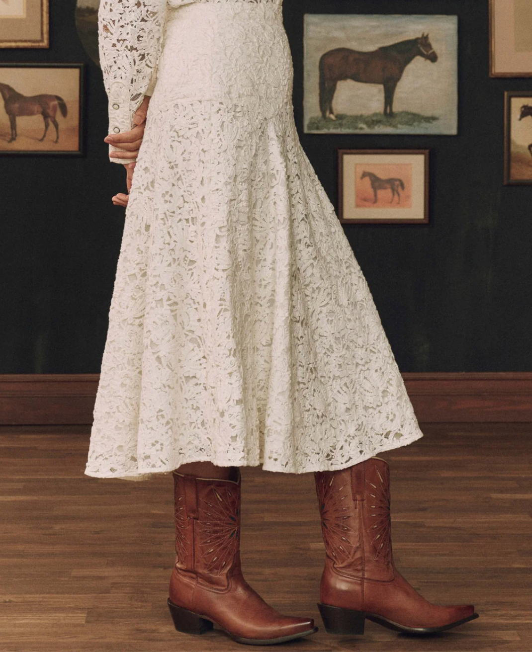 The Relic Lace Saddle Skirt