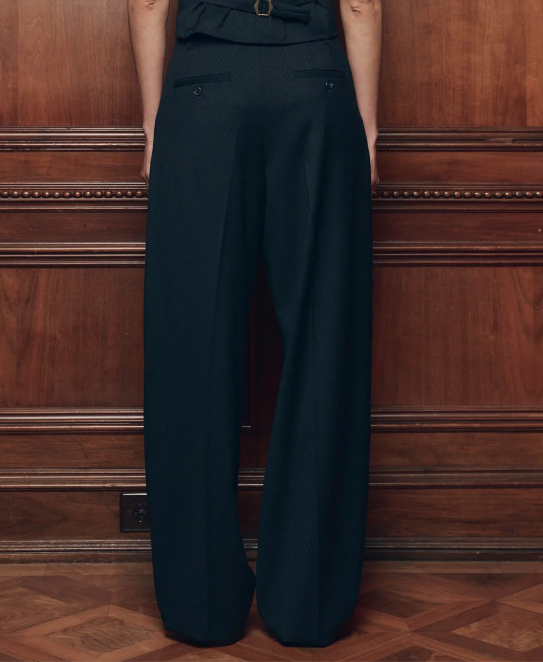 The Great. The Menswear Trouser Pant, back view