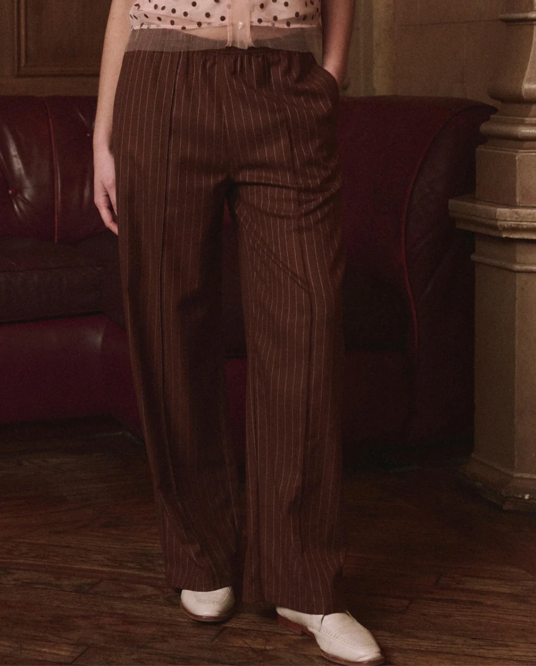 The Tracksuit Pintuck Pant