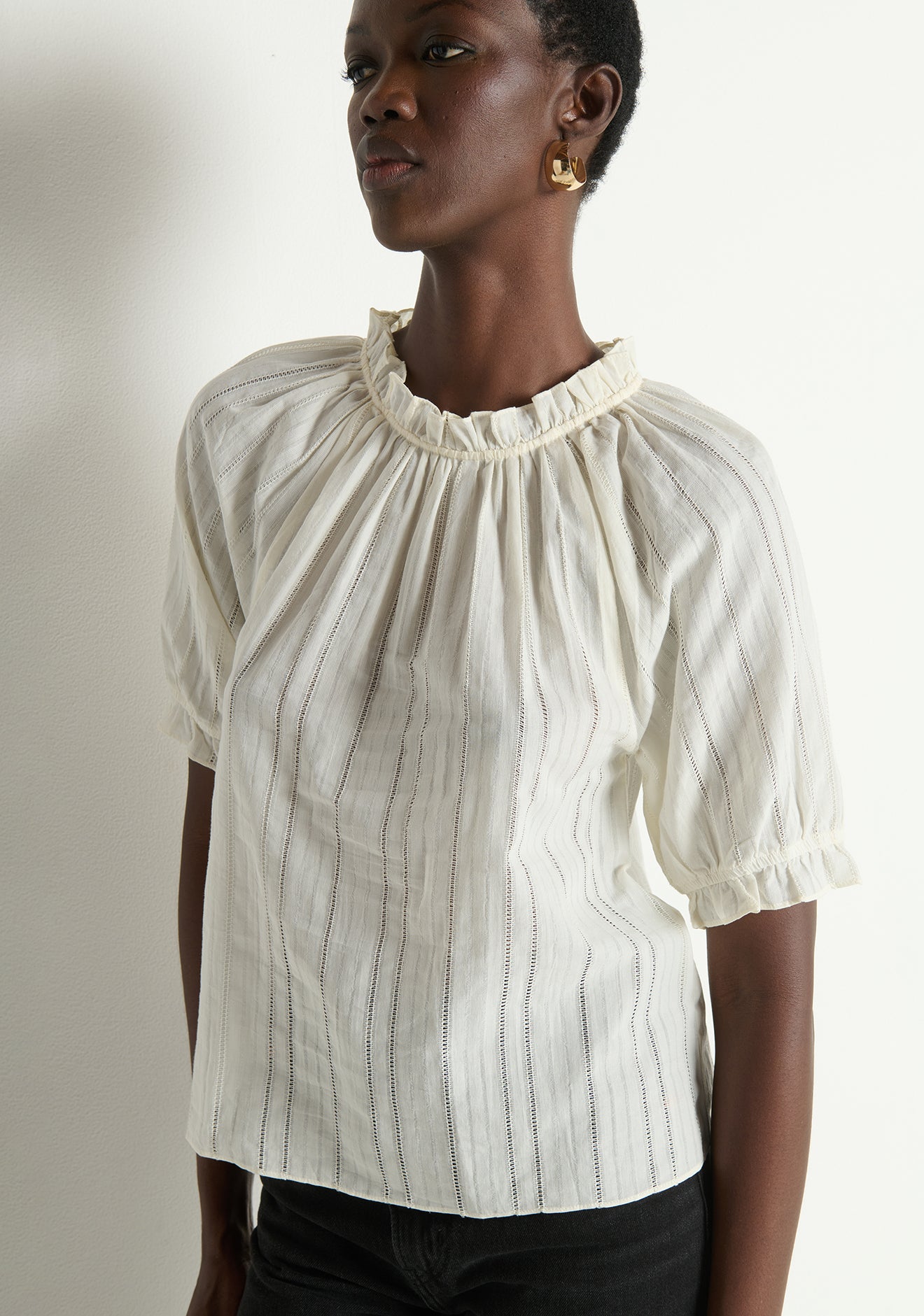 Whitney Ruffle Top