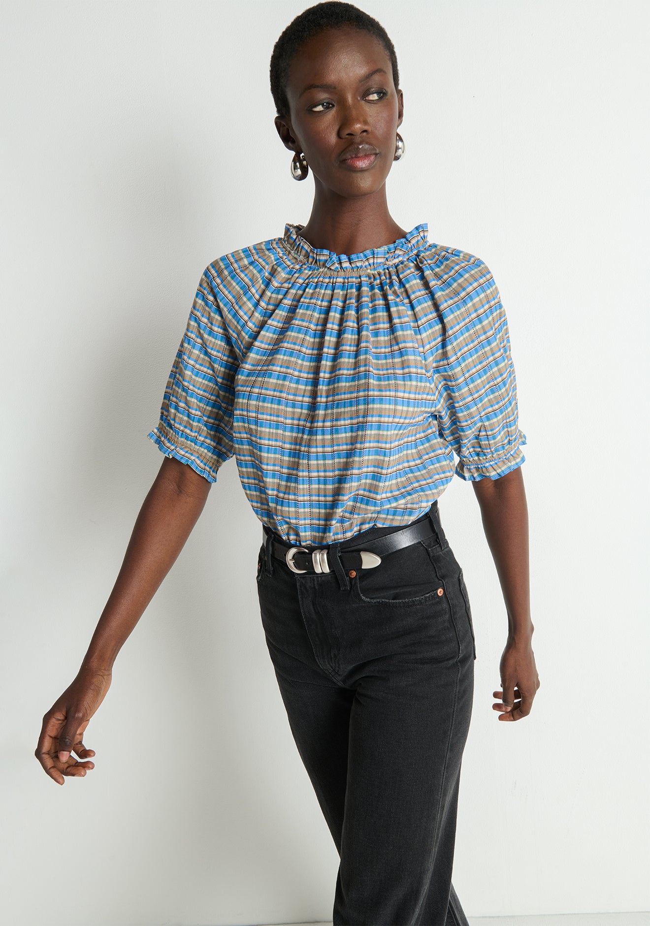 Whitney Ruffle Top