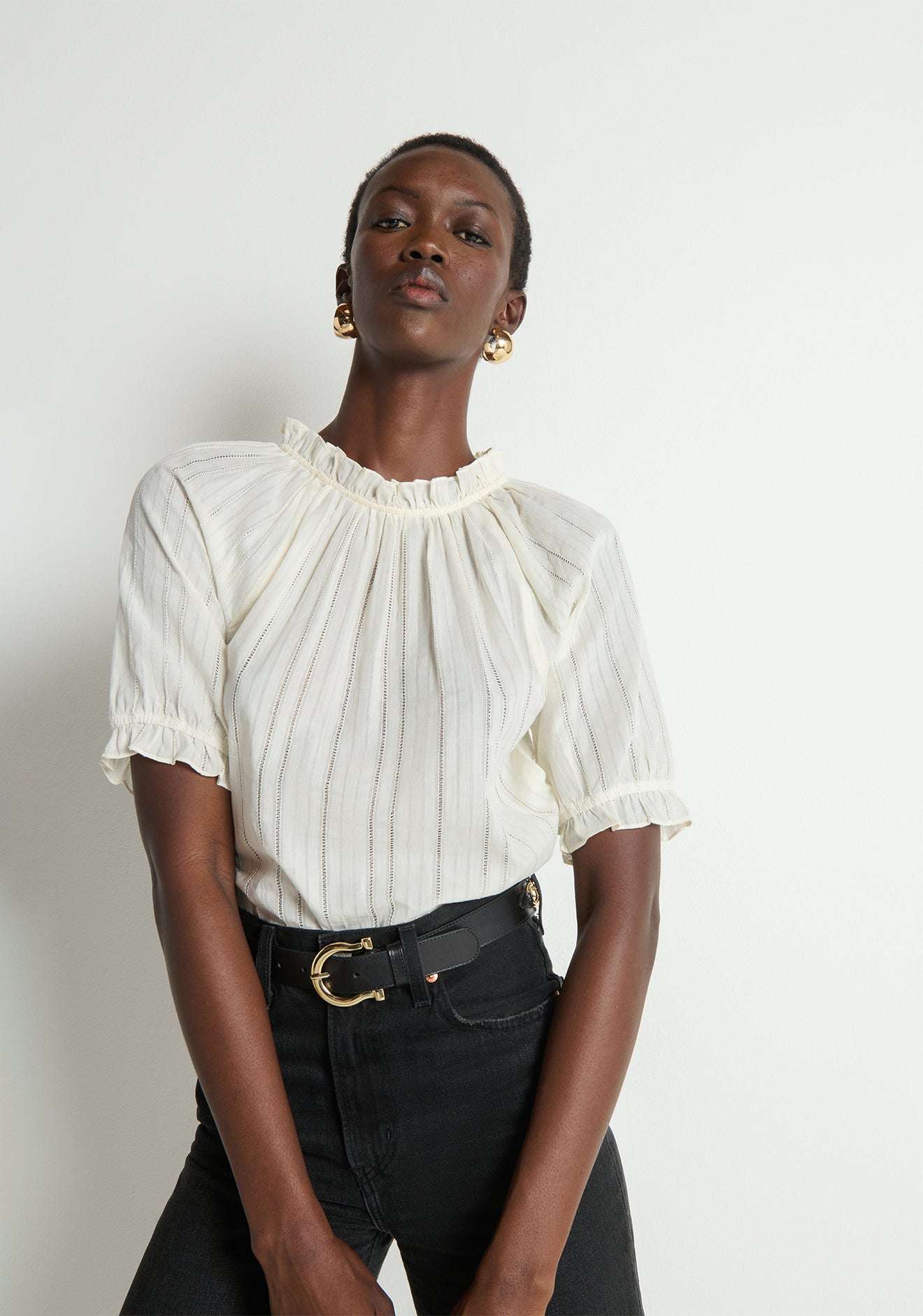 Whitney Ruffle Top