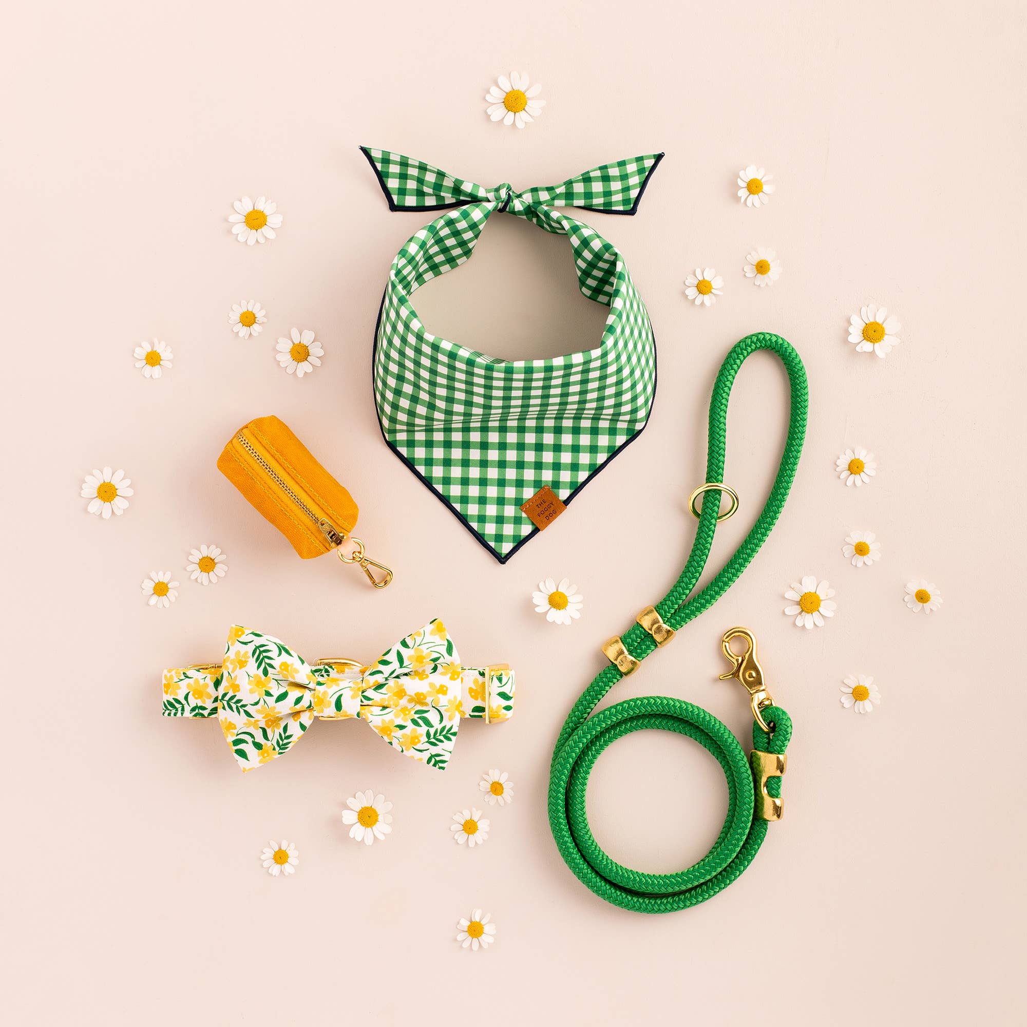 Grass Green Marine Rope Dog Leash: 5 Feet