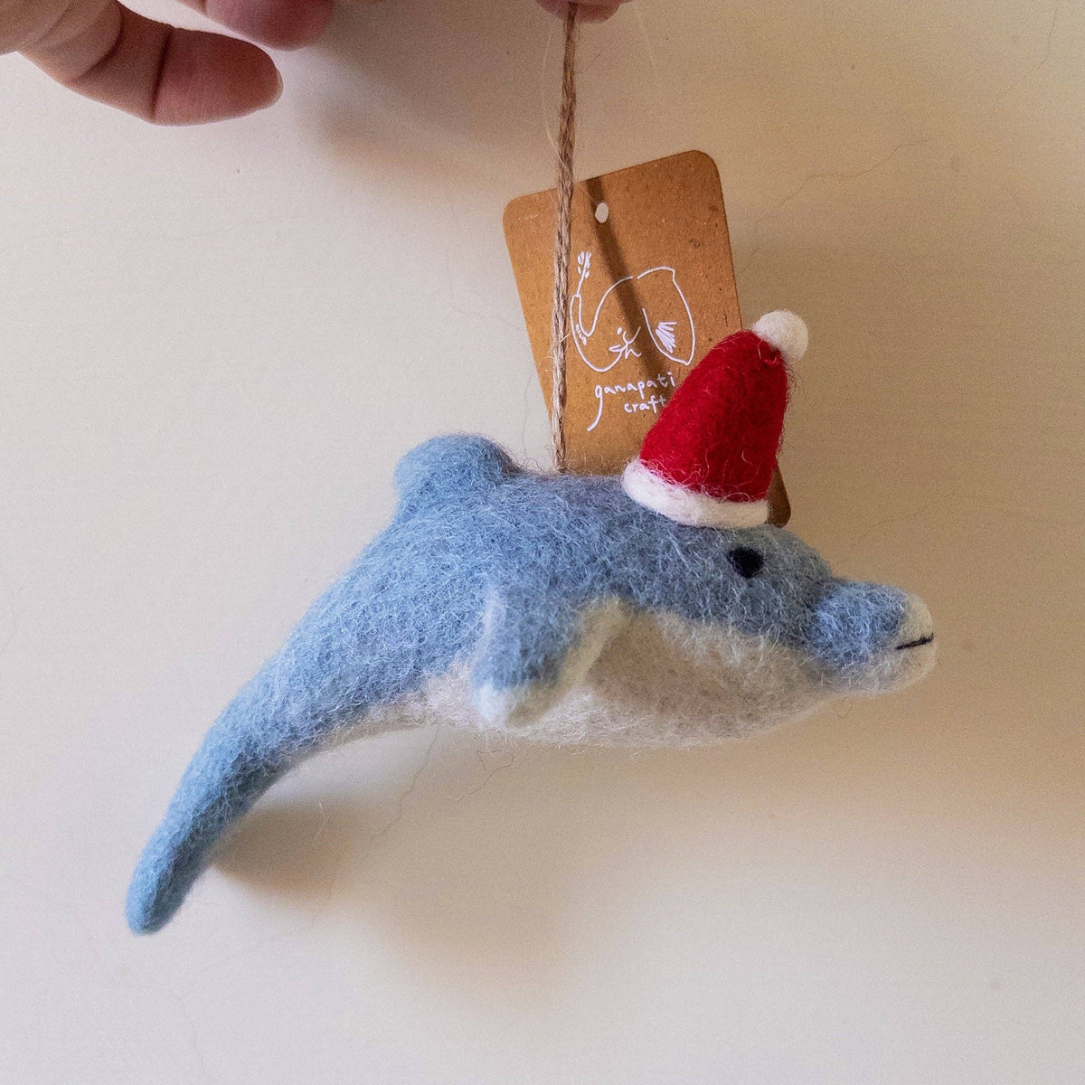 Felt Ornament - Dolphin: No Hat