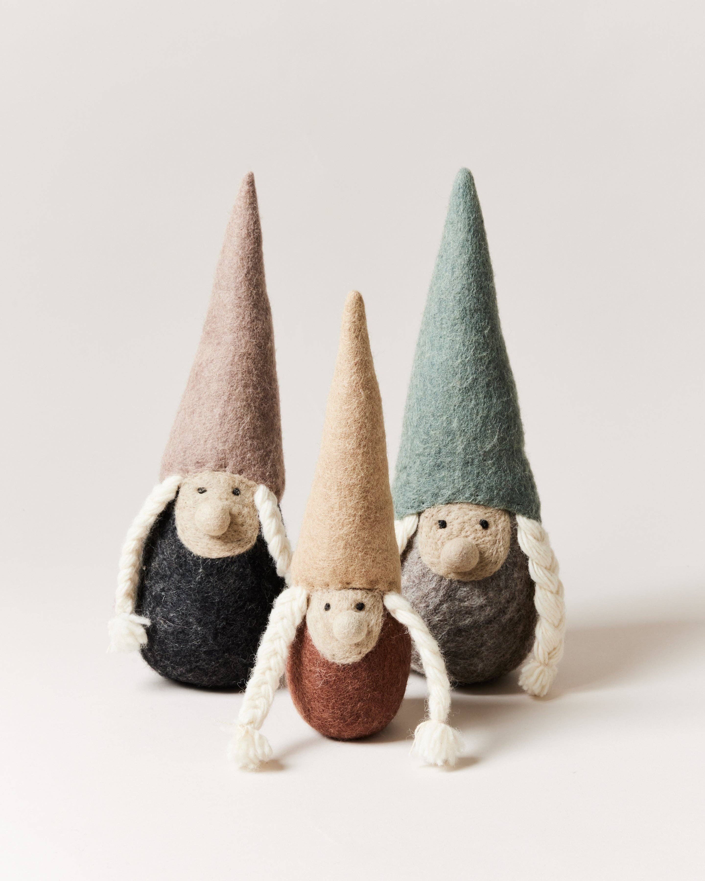 Felted Woodland Gnome: Small / Gent