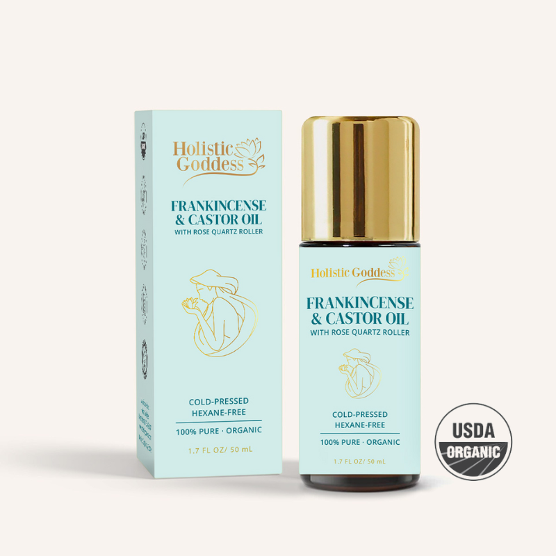 Organic Castor Oil Roll-on With Frankincense