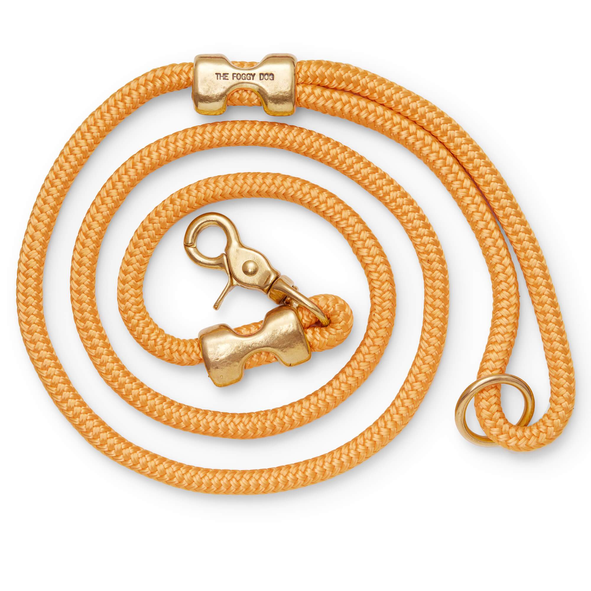 Goldenrod Marine Rope Dog Leash: 5 Feet