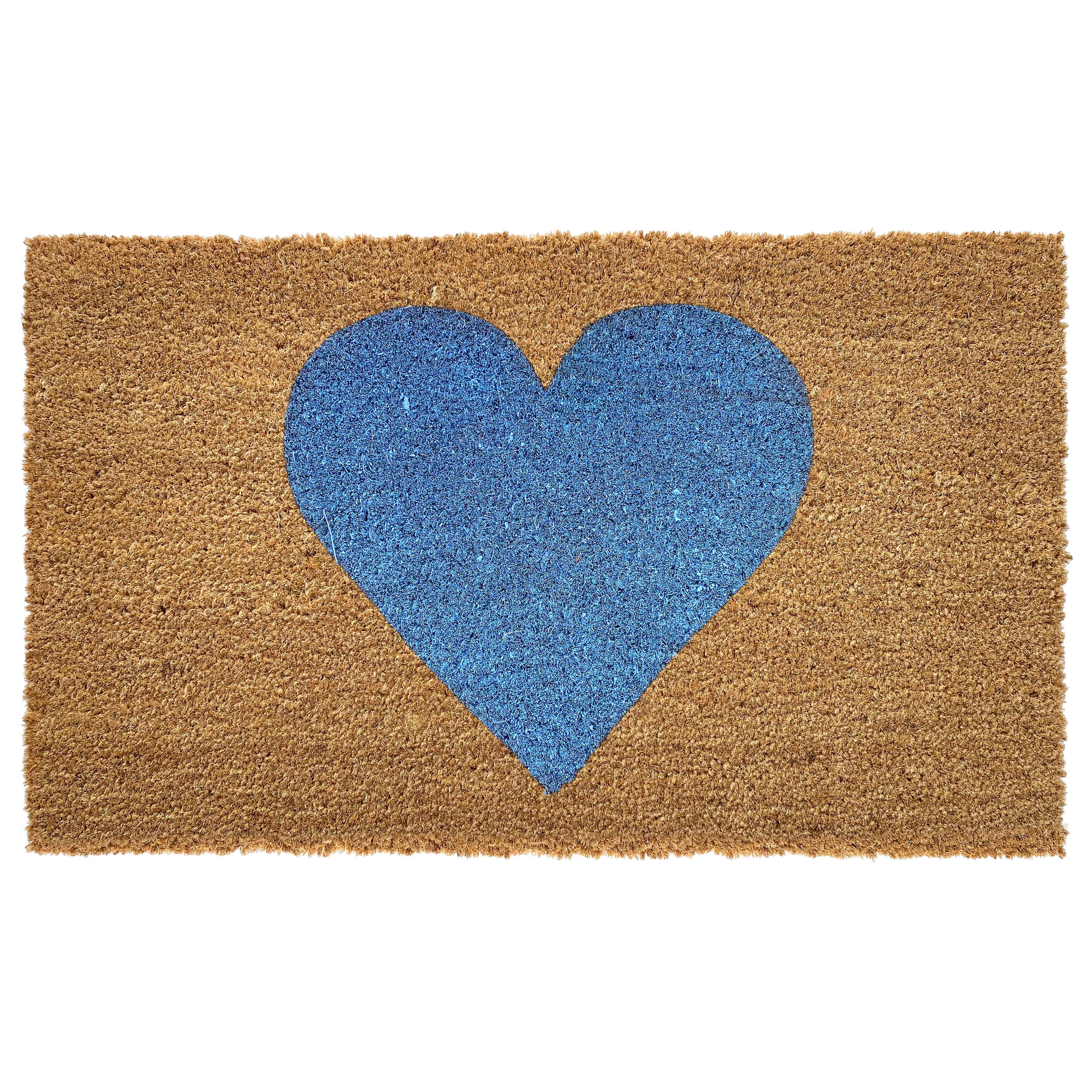 Heart Doormat: Red / 17" x 29"