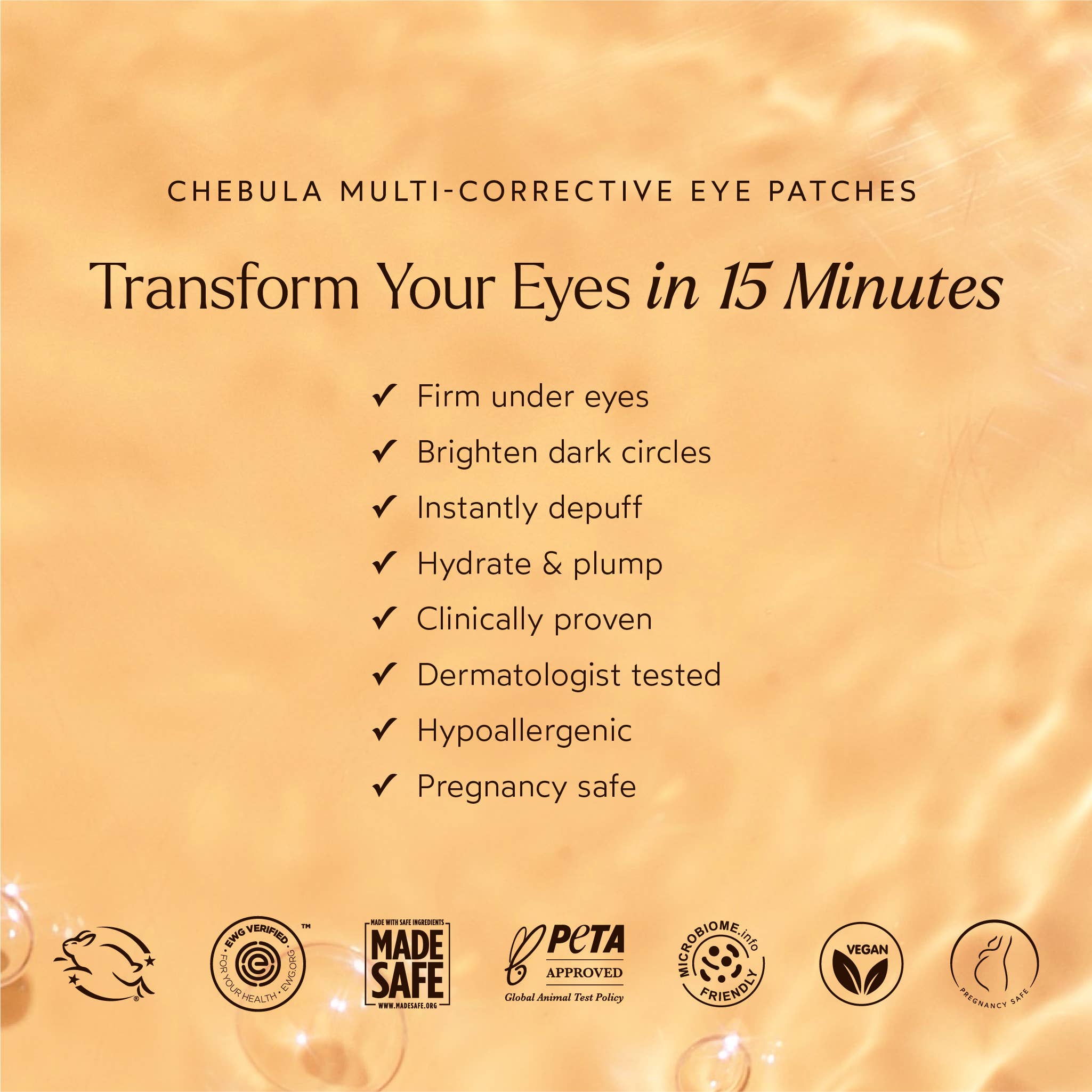 Brightening Chebula Under Eye Patches: Full Size (25 pairs)