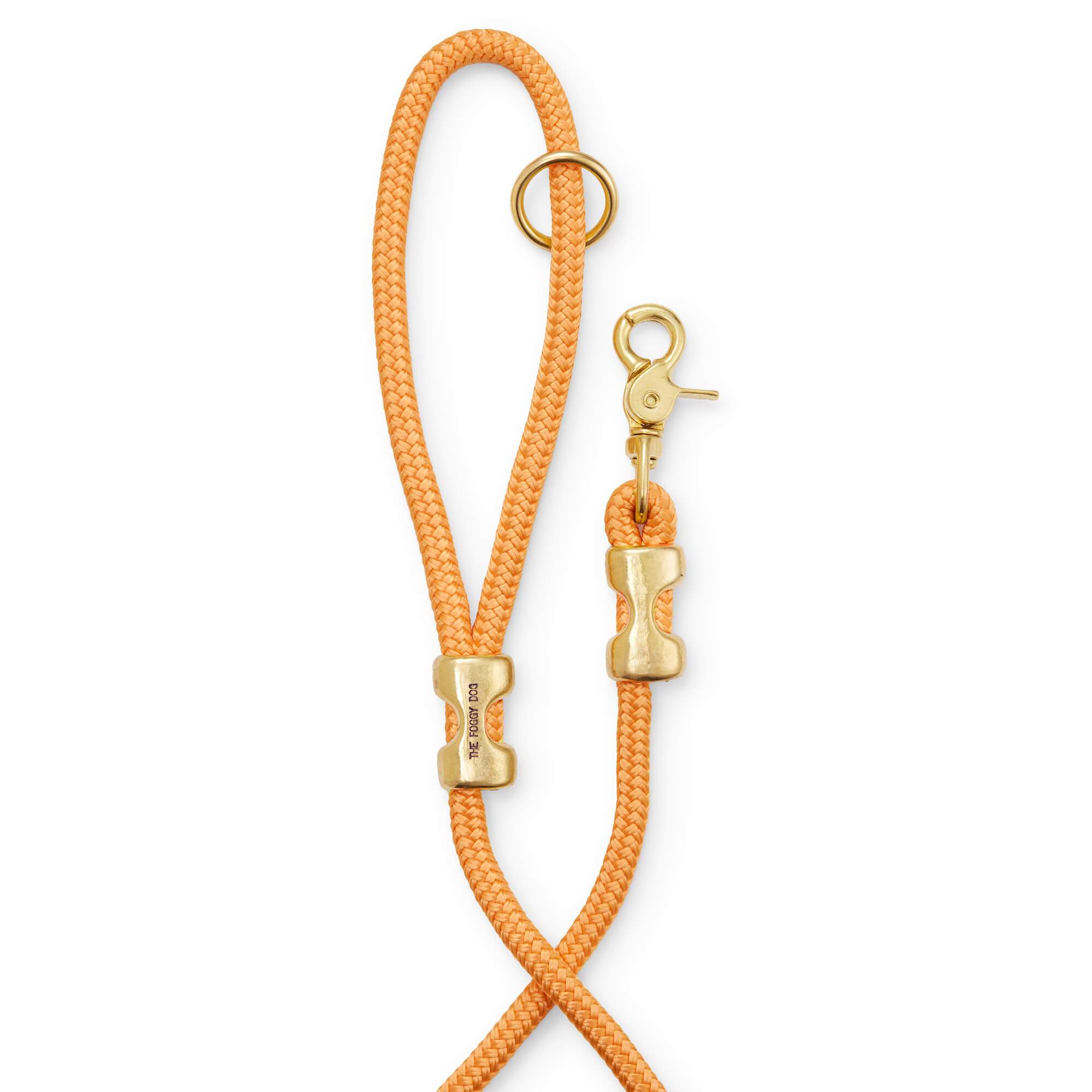 Goldenrod Marine Rope Dog Leash: 5 Feet