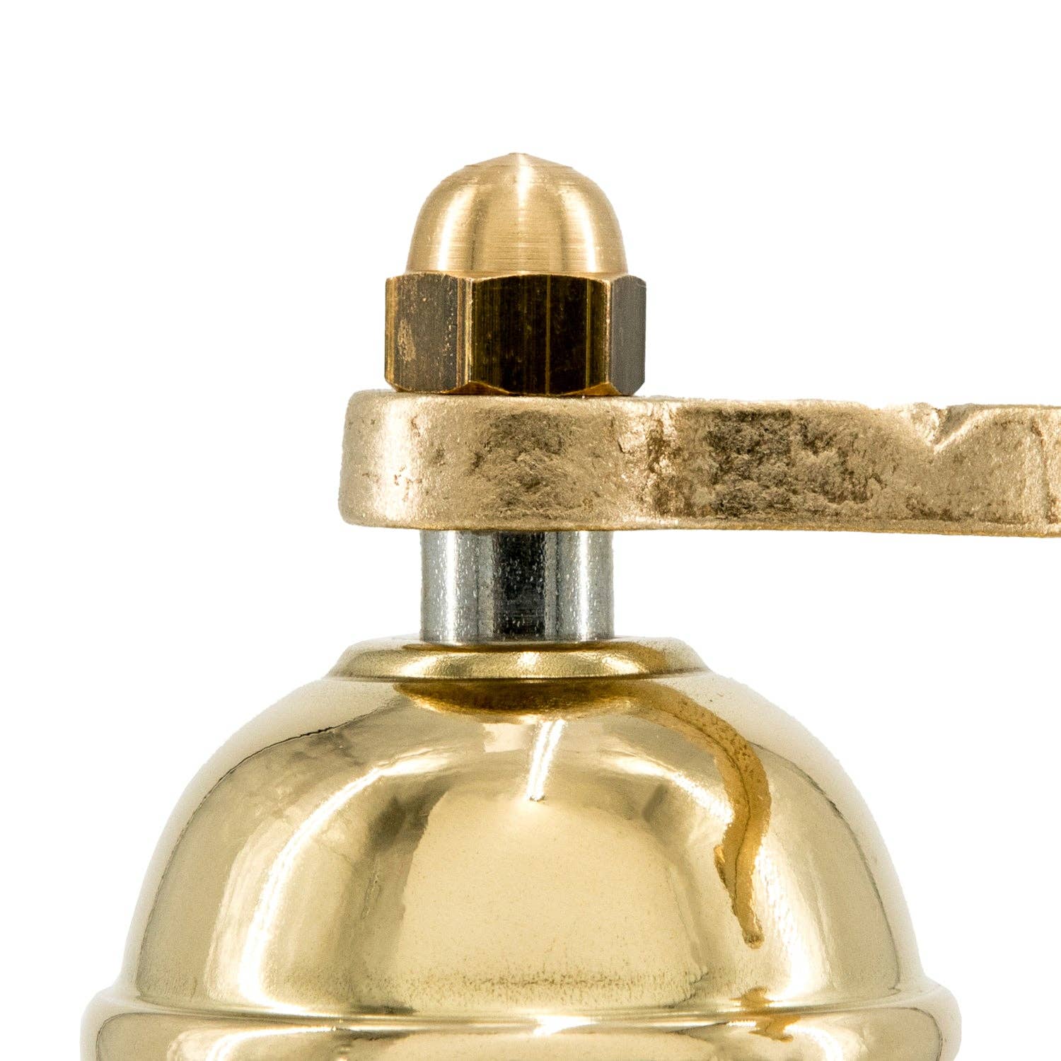 The Original Greek Pepper Mill - 9": 9" Brass Pepper Mill