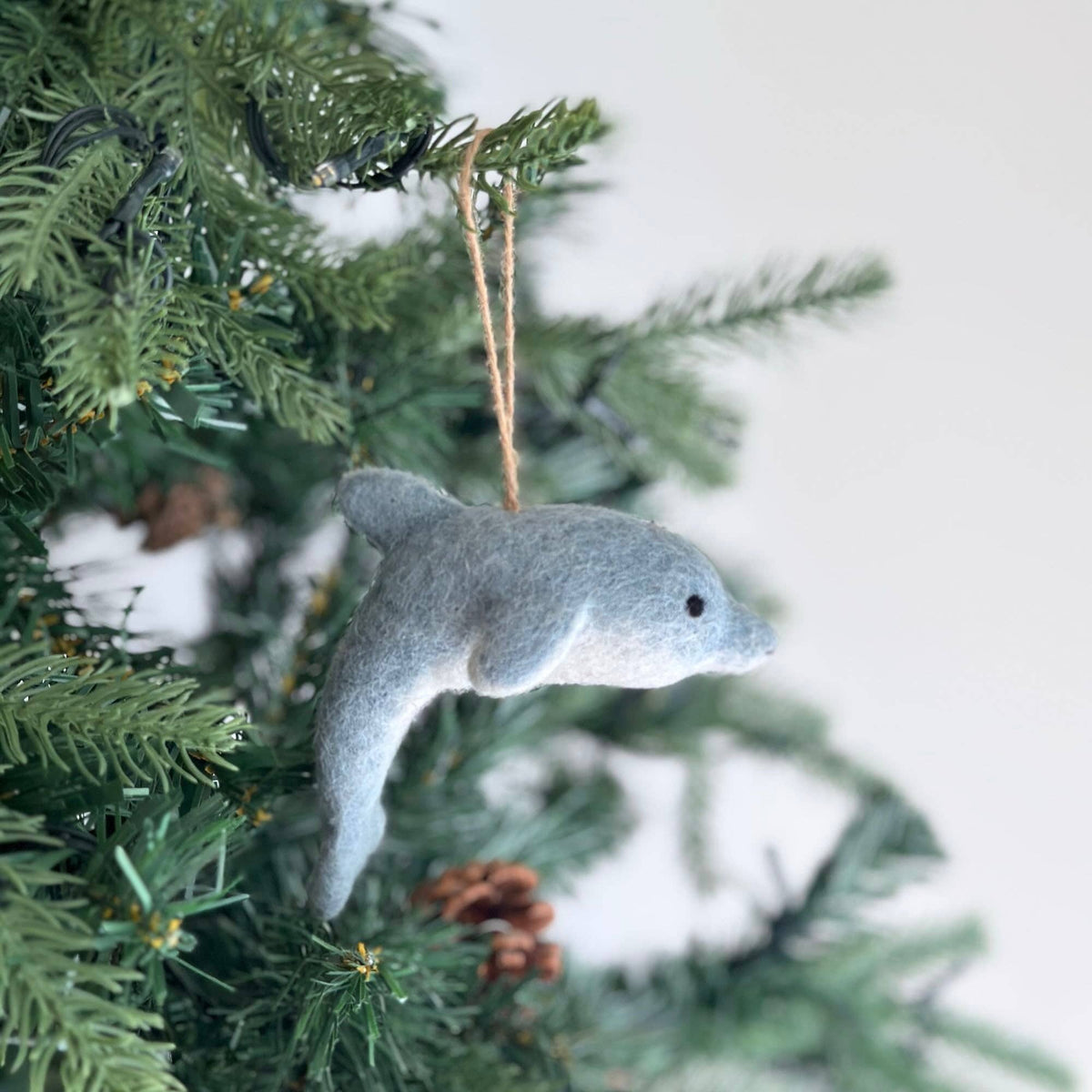Felt Ornament - Dolphin: No Hat