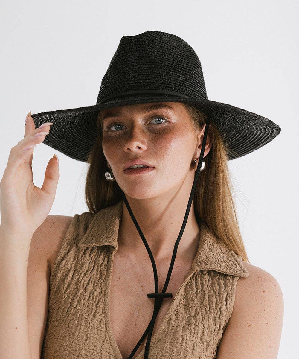 Ozzy Packable Straw Sun Hat: Natural / S/M 57