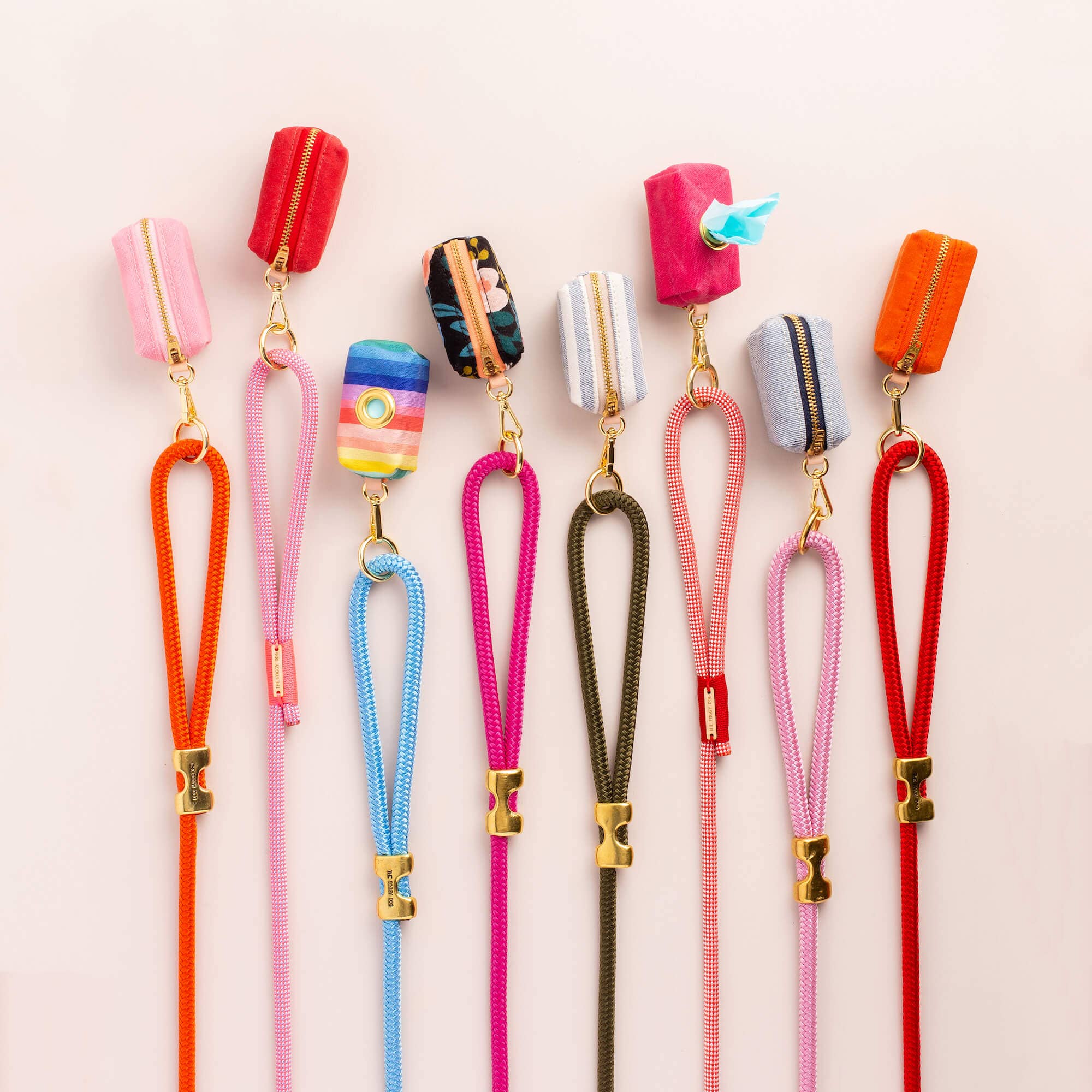 Hot Pink Marine Rope Dog Leash: Standard 5 feet
