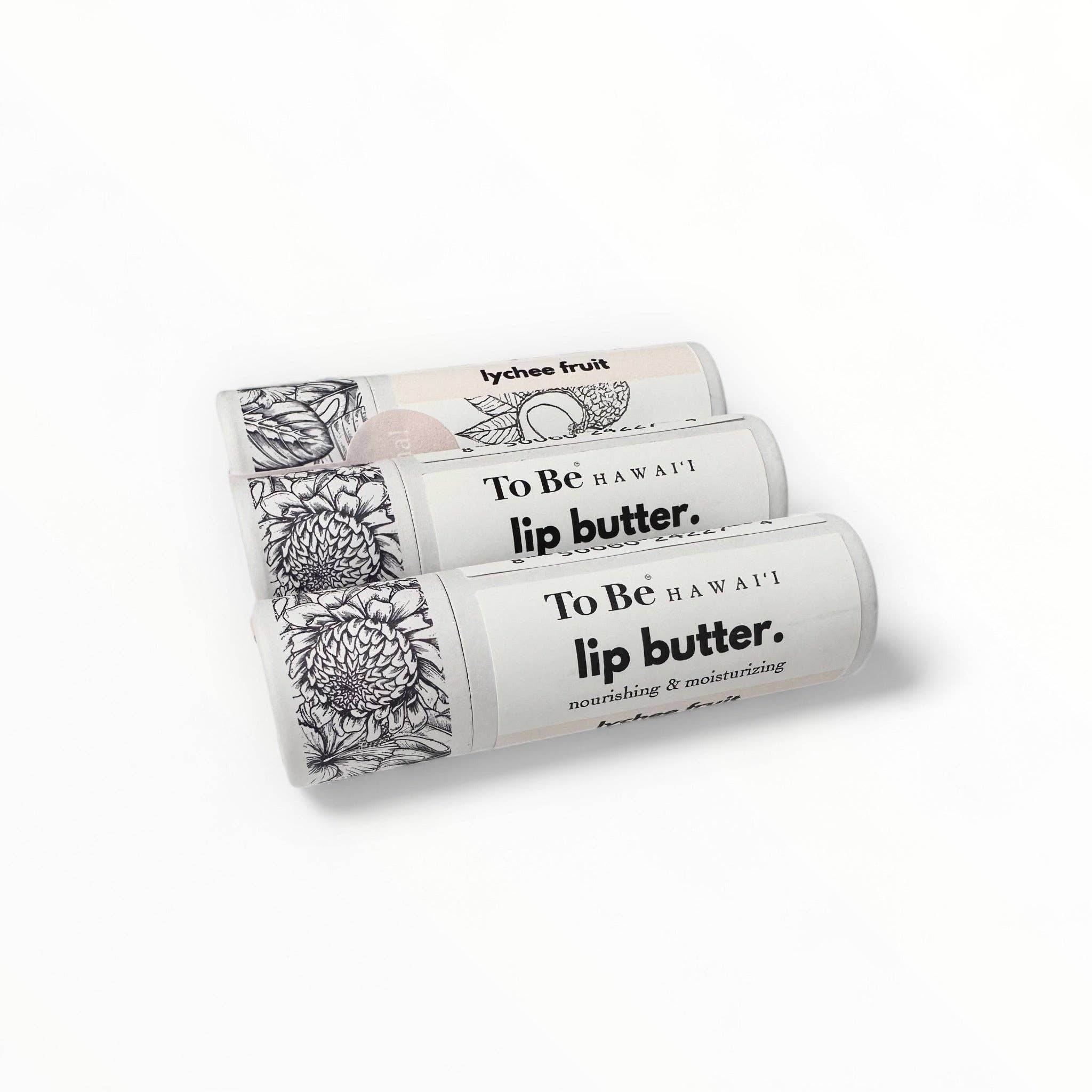 Lychee fruit lip butter