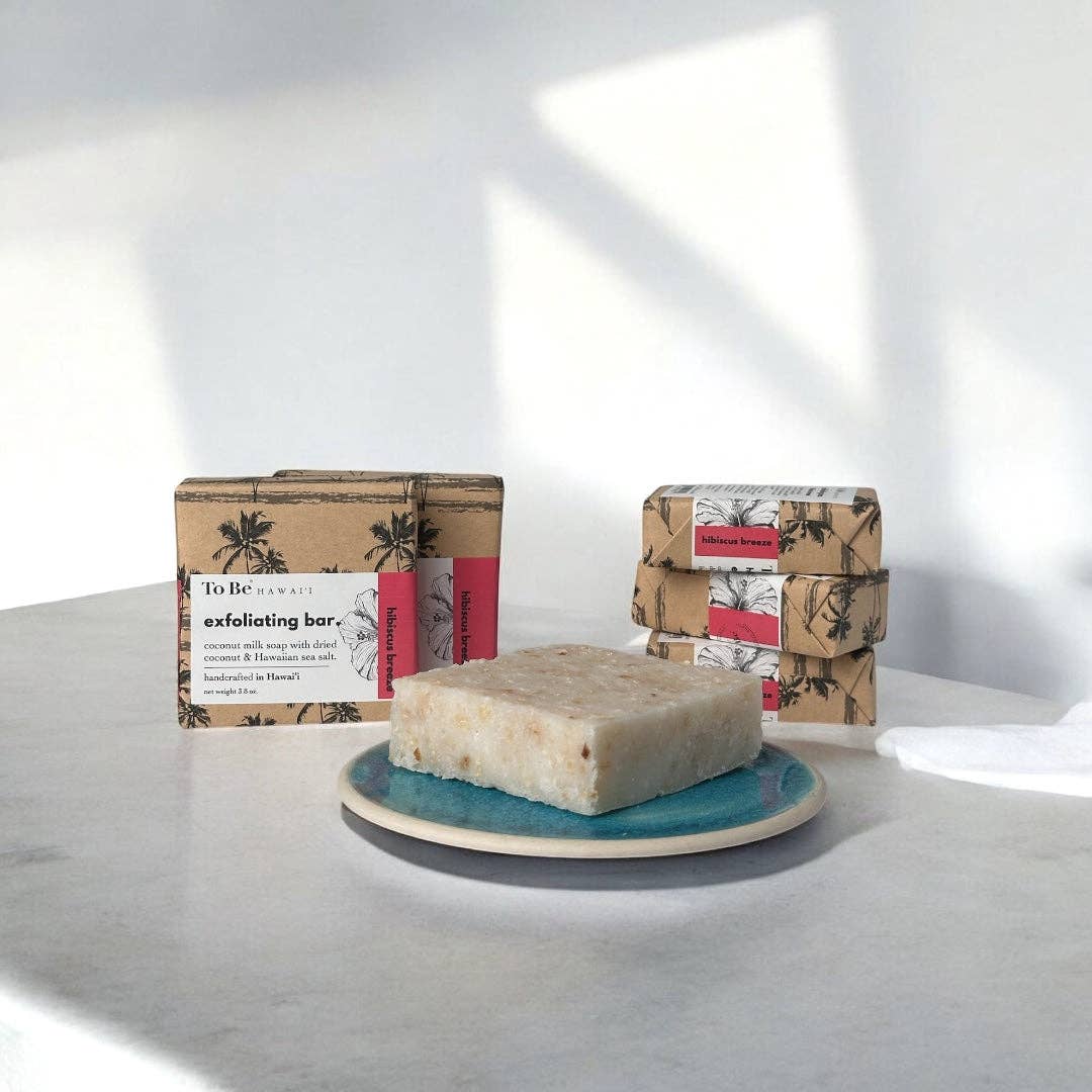 Hibiscus breeze exfoliating bar.: Everyday Deluxe (3.8 oz)