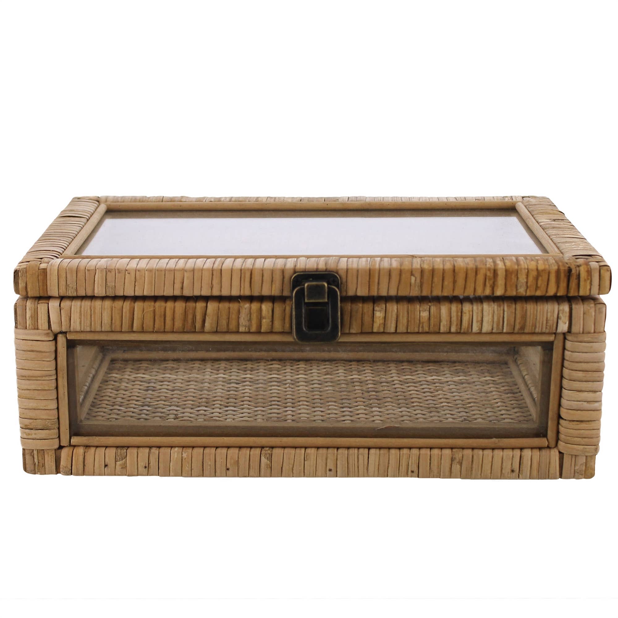 Cayman Case, Rattan - Rectangle - Natural