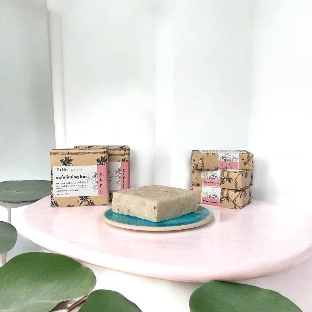 Island tuberose exfoliating bar.: Everyday Deluxe (3.8 oz)