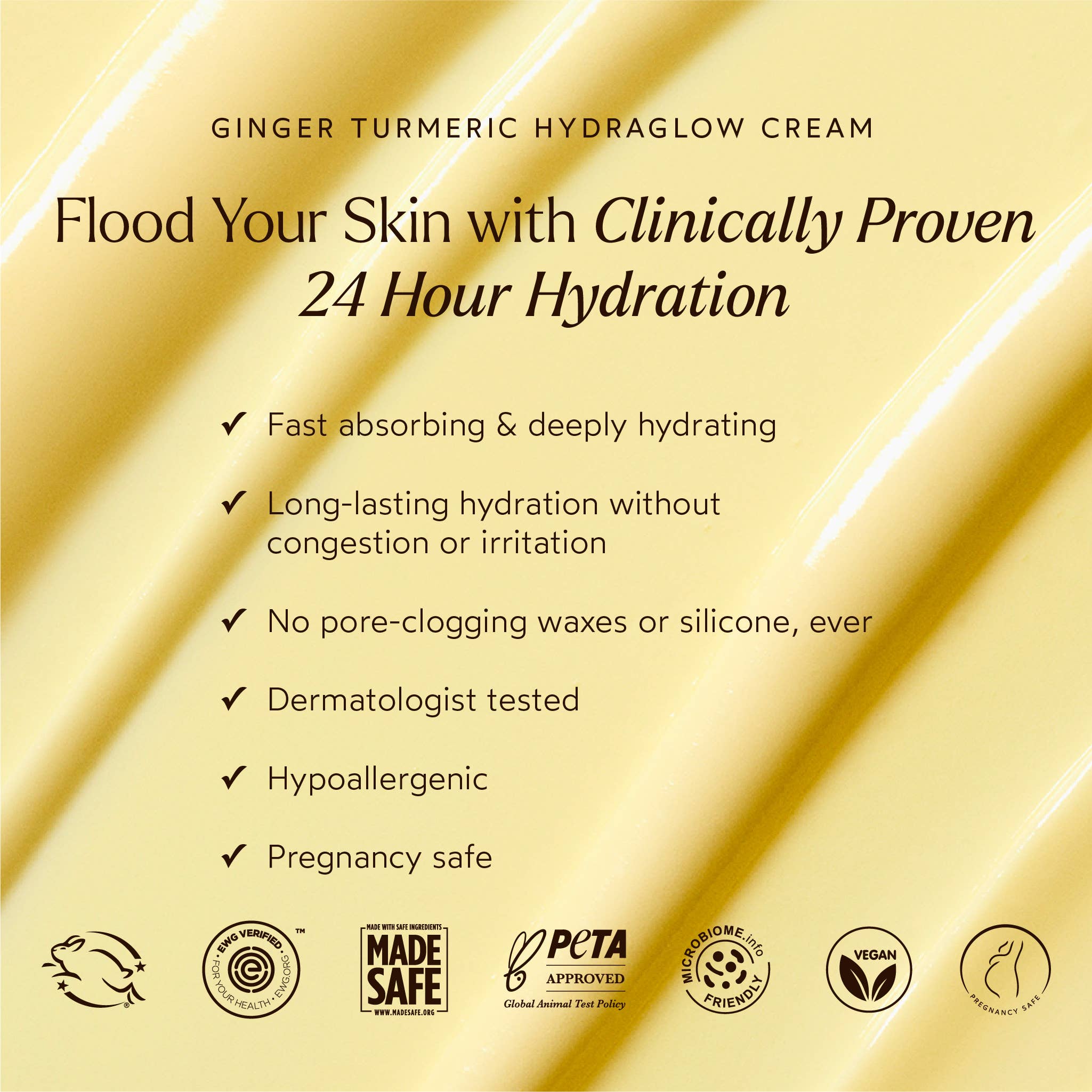 Ginger Turmeric Hydraglow Cream: Standard