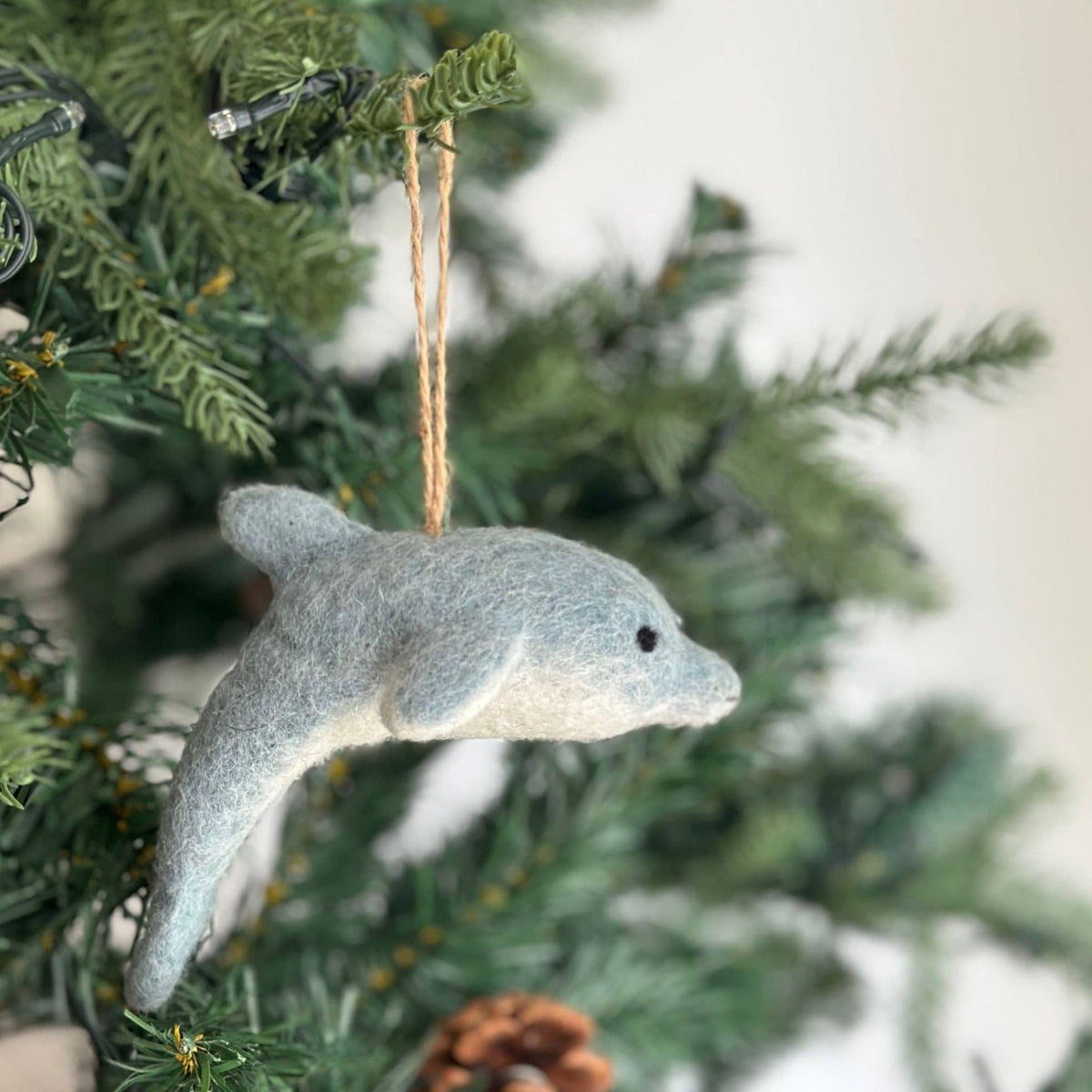 Felt Ornament - Dolphin: No Hat
