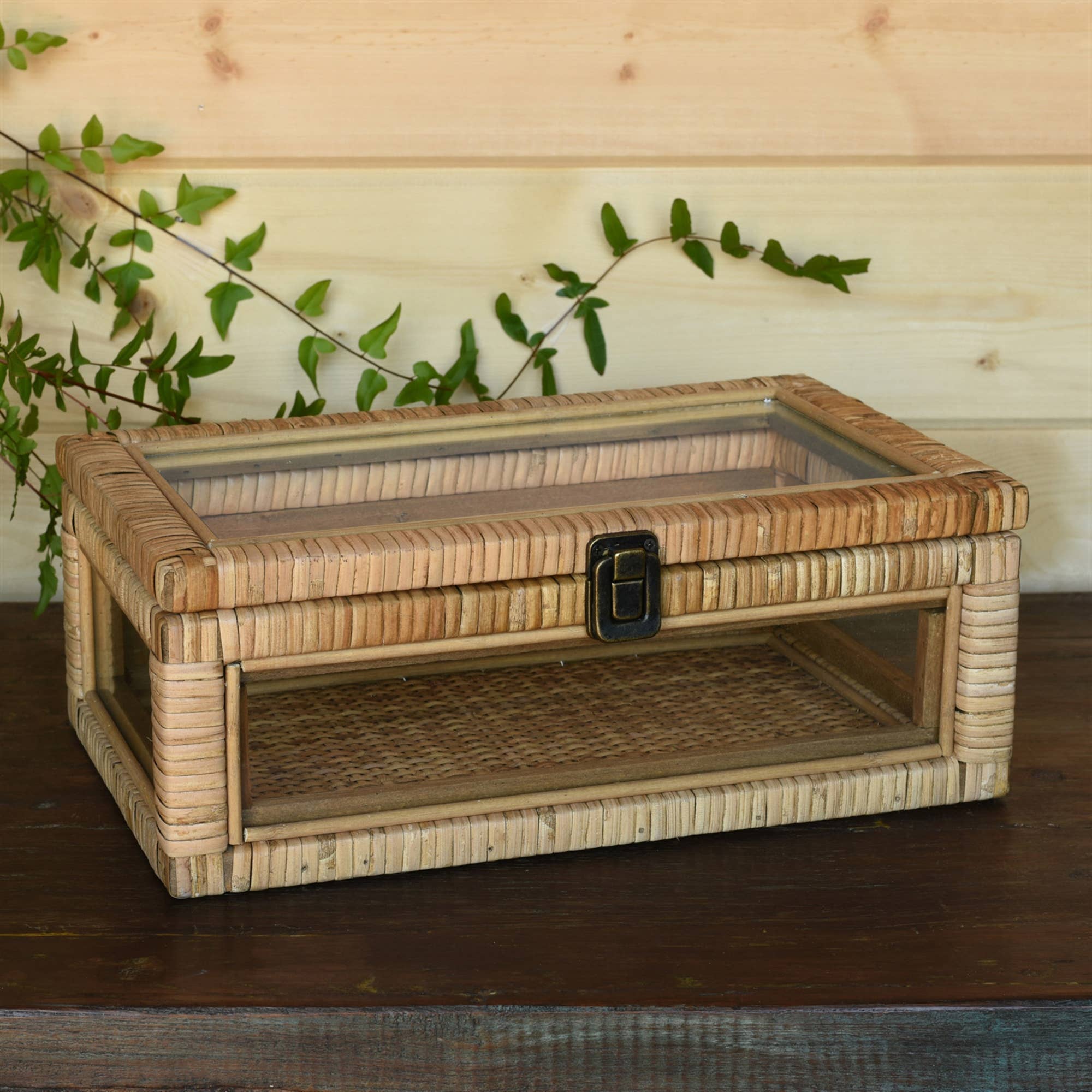 Cayman Case, Rattan - Rectangle - Natural