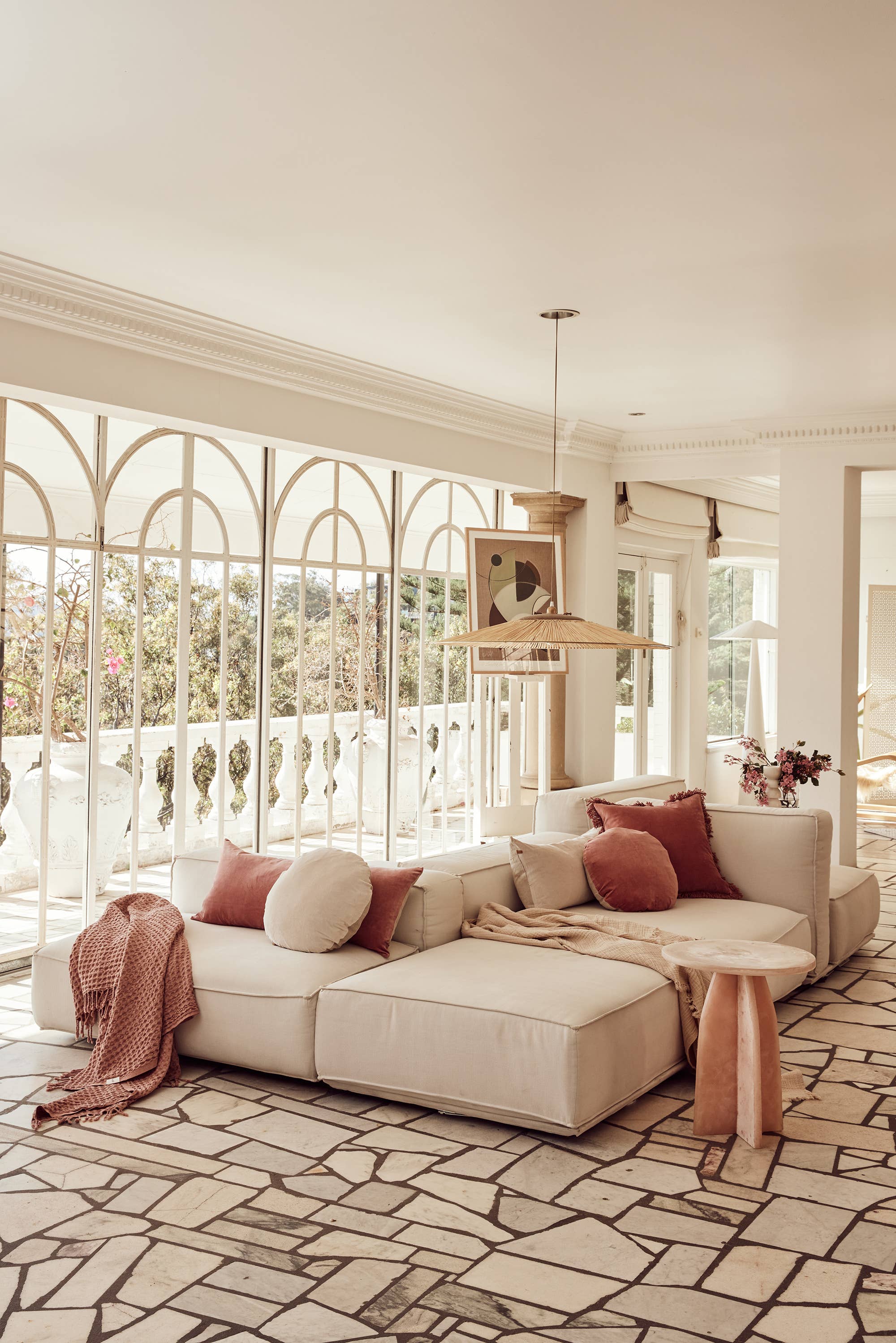 Enes Bed Cover | Clay