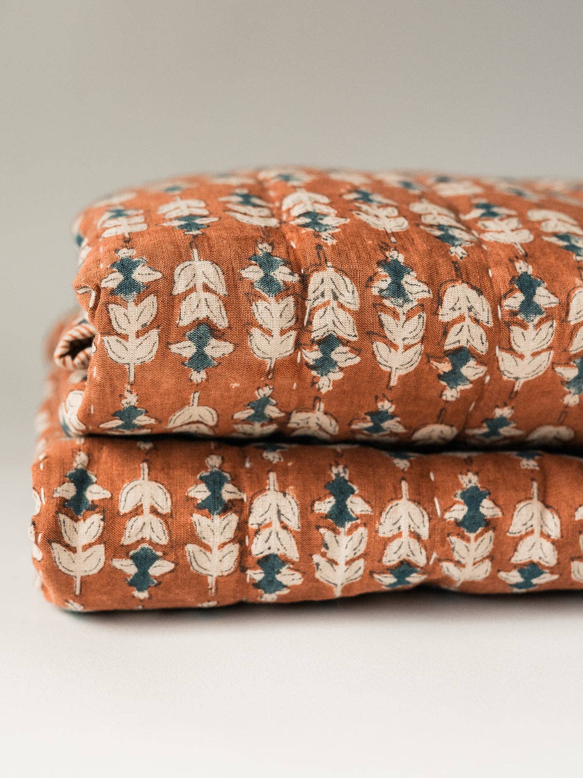 Blossom Block Print Quilt