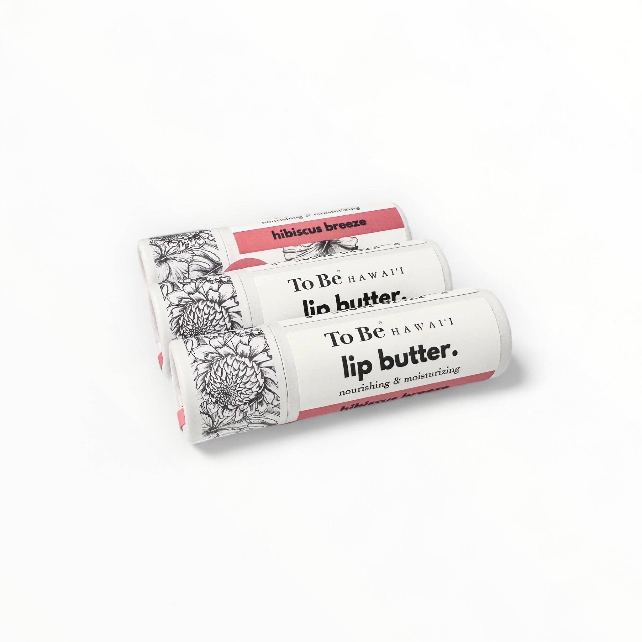 Hibiscus breeze lip butter.