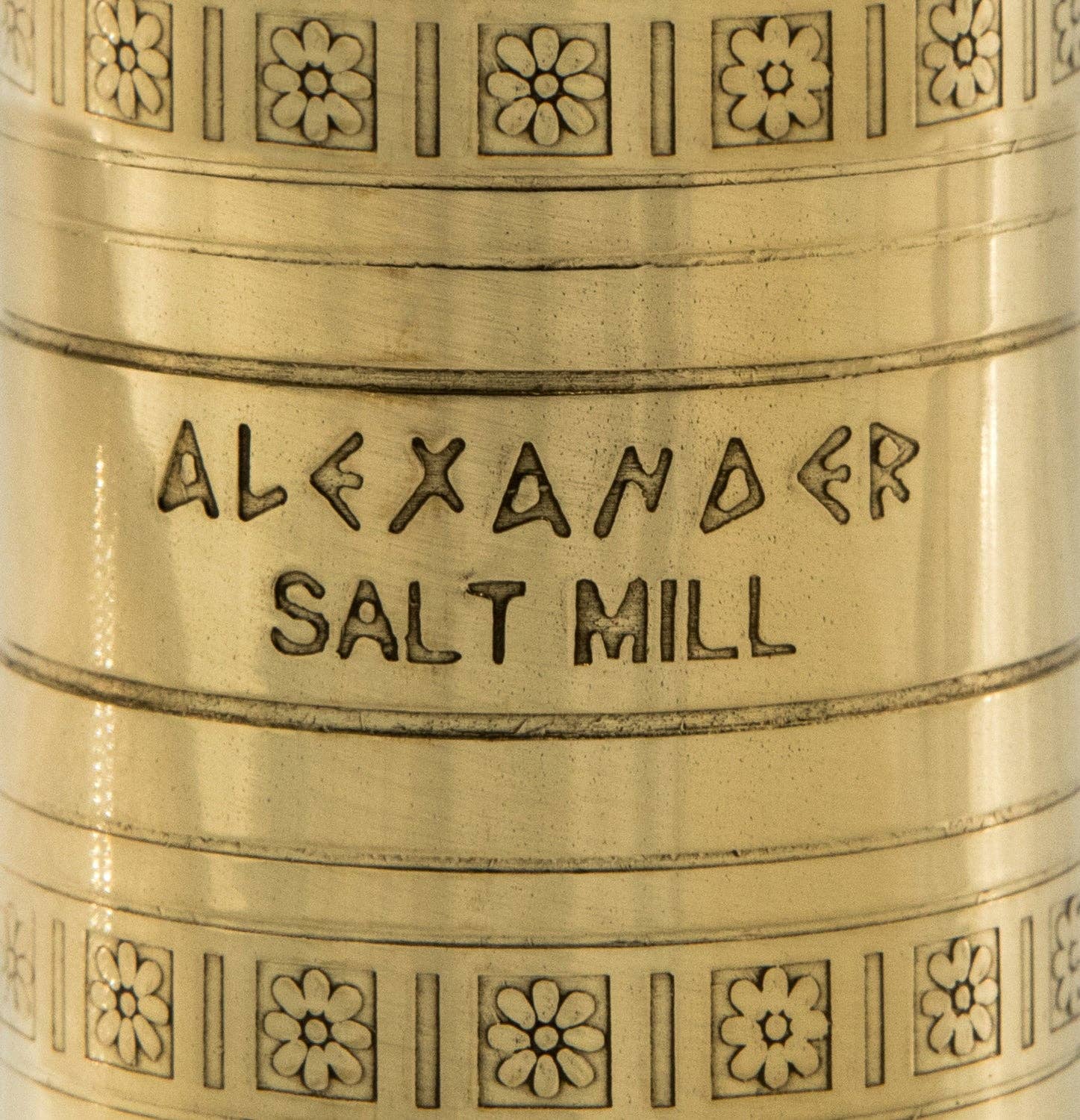 The Original Greek Salt Mill - 9": 9" Brass Salt Mill
