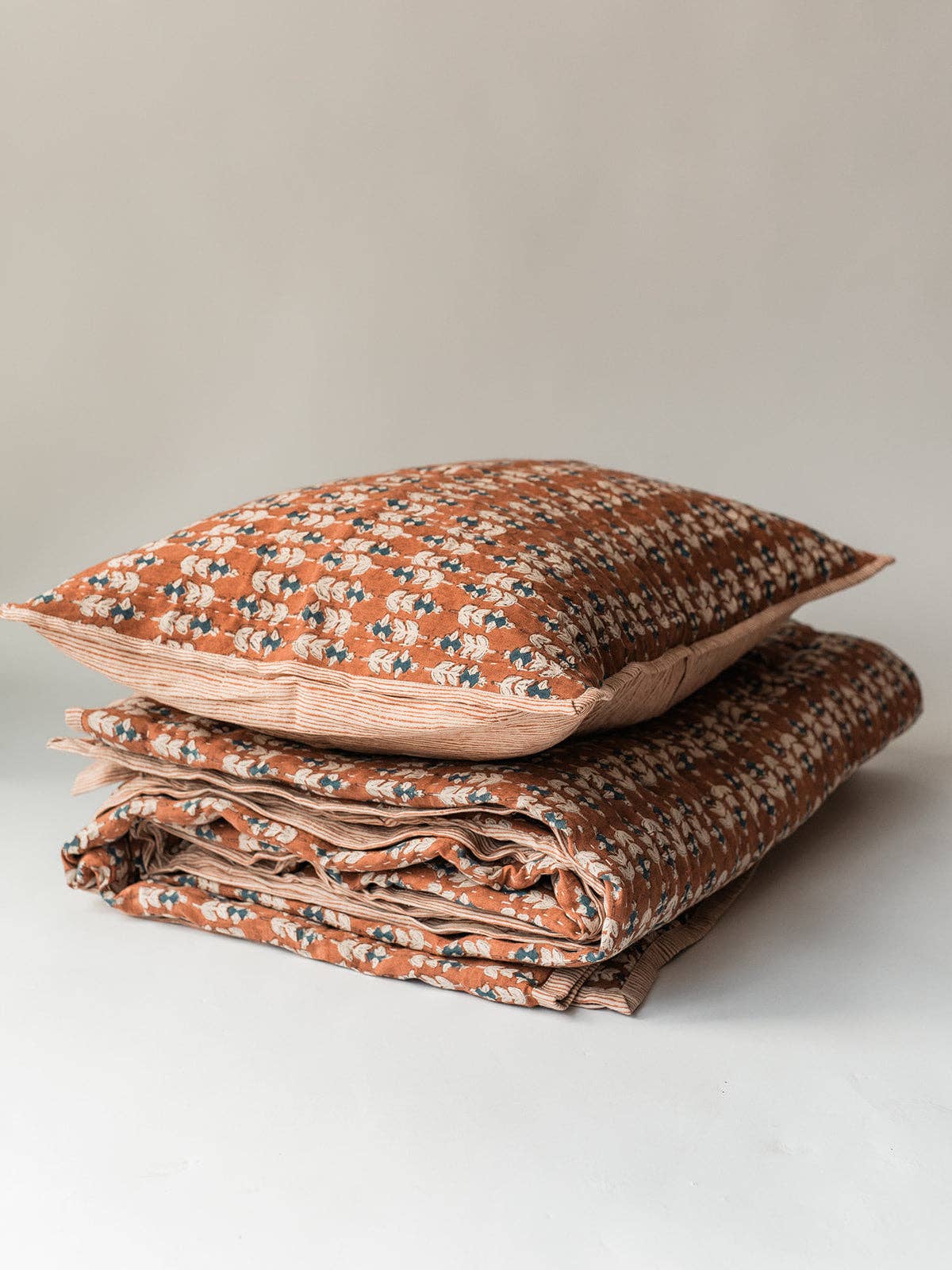 Blossom Block Print Quilt