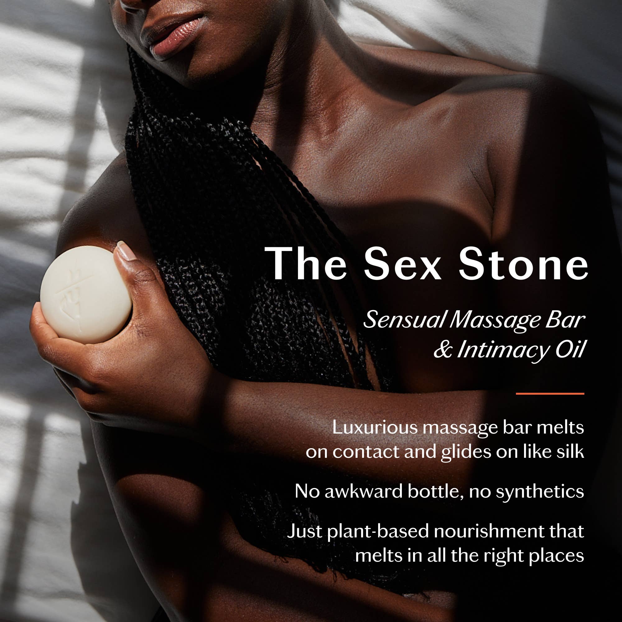 Sex Stone | Sensual Massage Bar & Intimacy Oil: Starter Kit (3.5 oz)