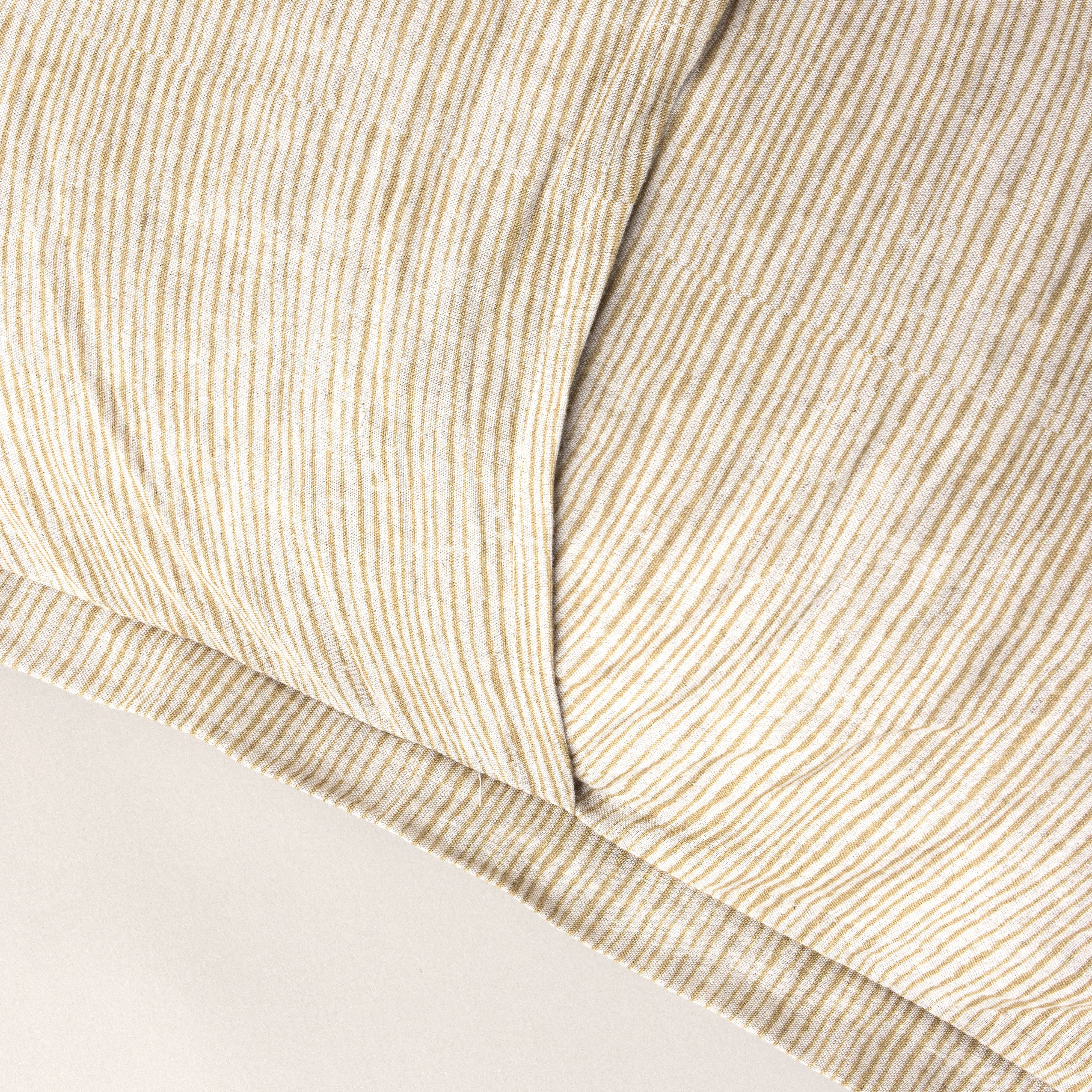 Charlie Block Print Sham: DARK GREEN / KING