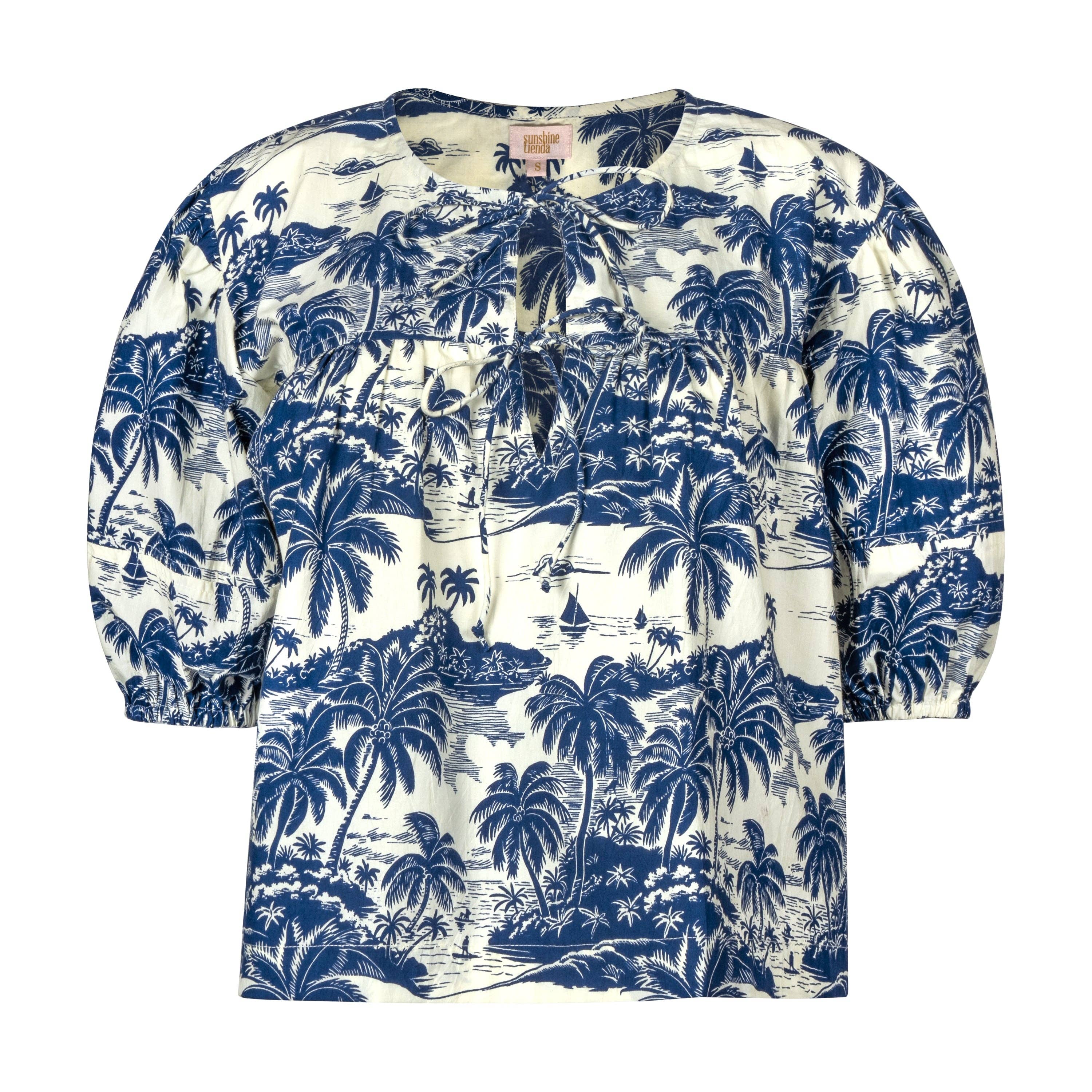 Tropical Toile Mira Top: S