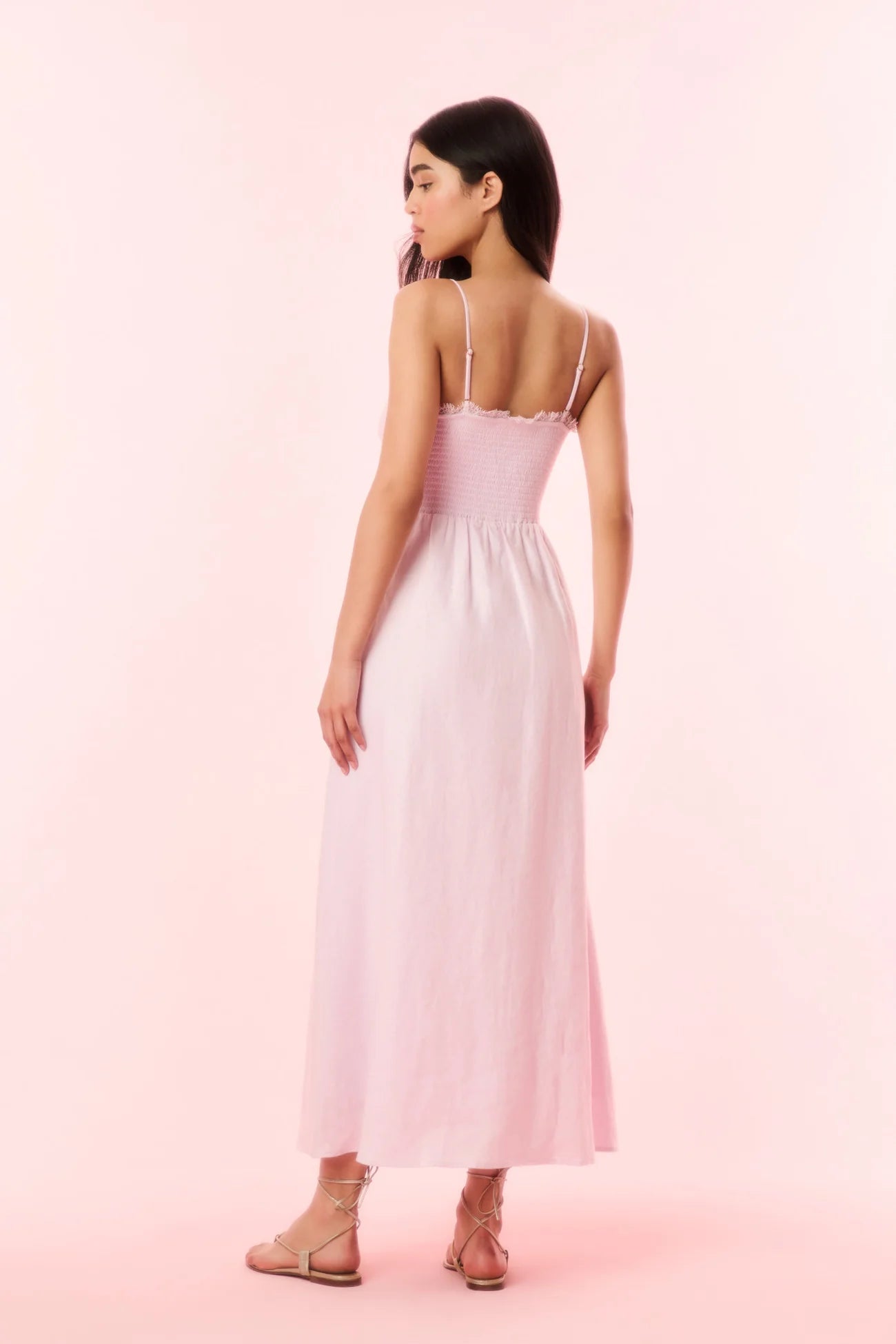 Linella Linen Maxi Dress