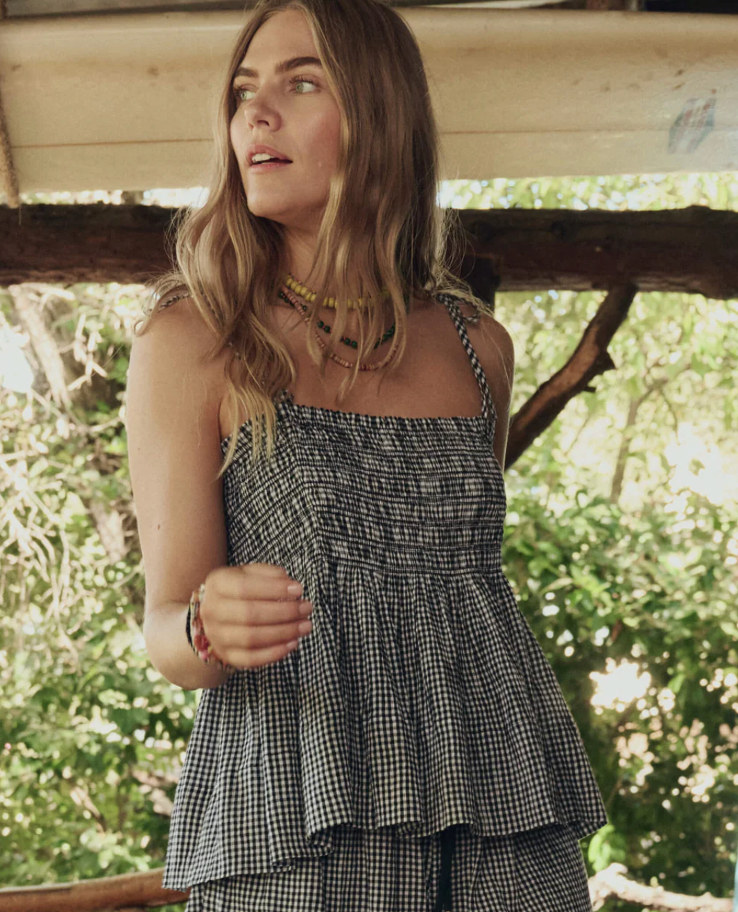 THE TIDE SMOCKED TOP